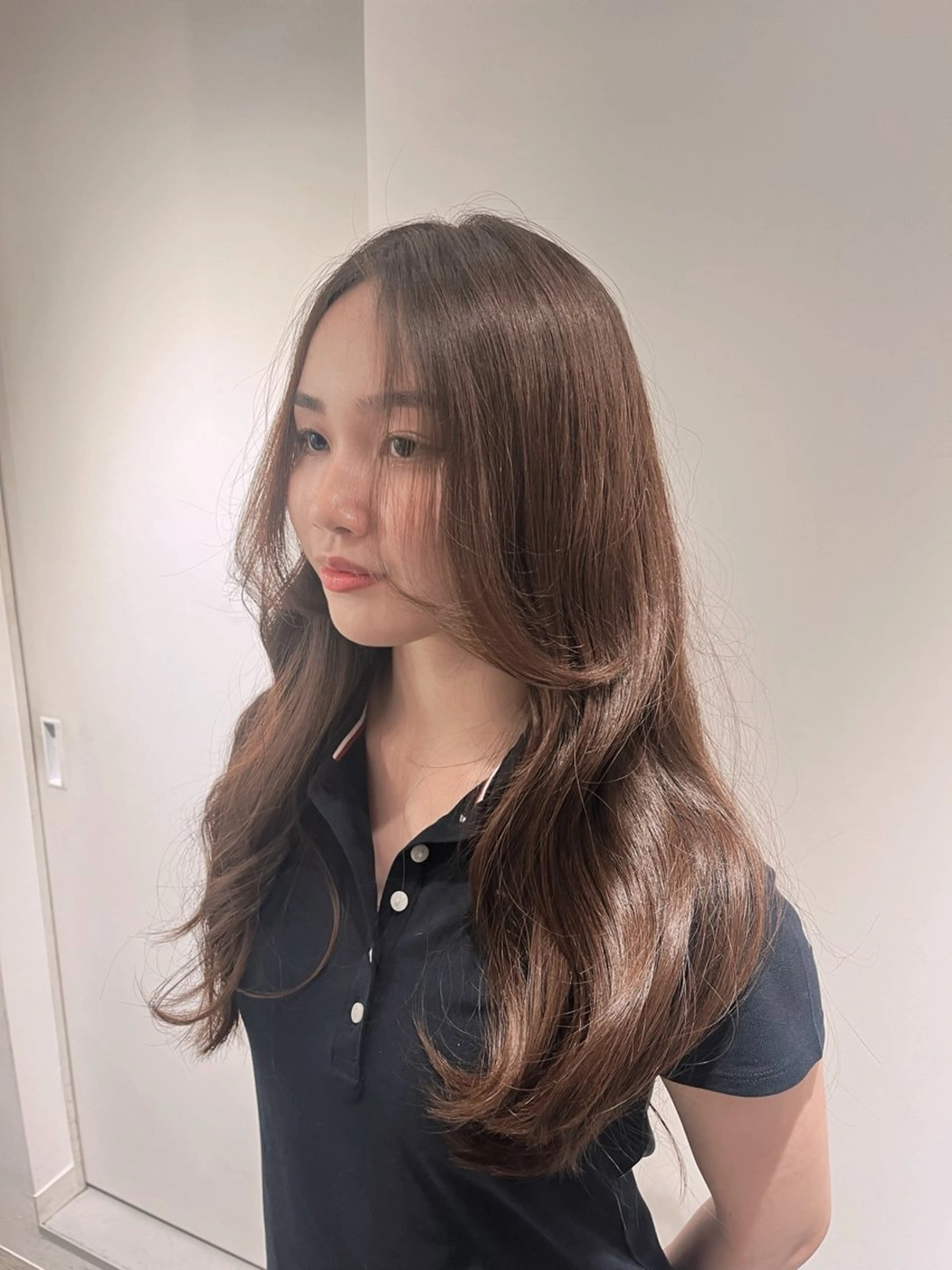 ロング カラー/レイヤー /カット泉谷七登のヘアスタイル