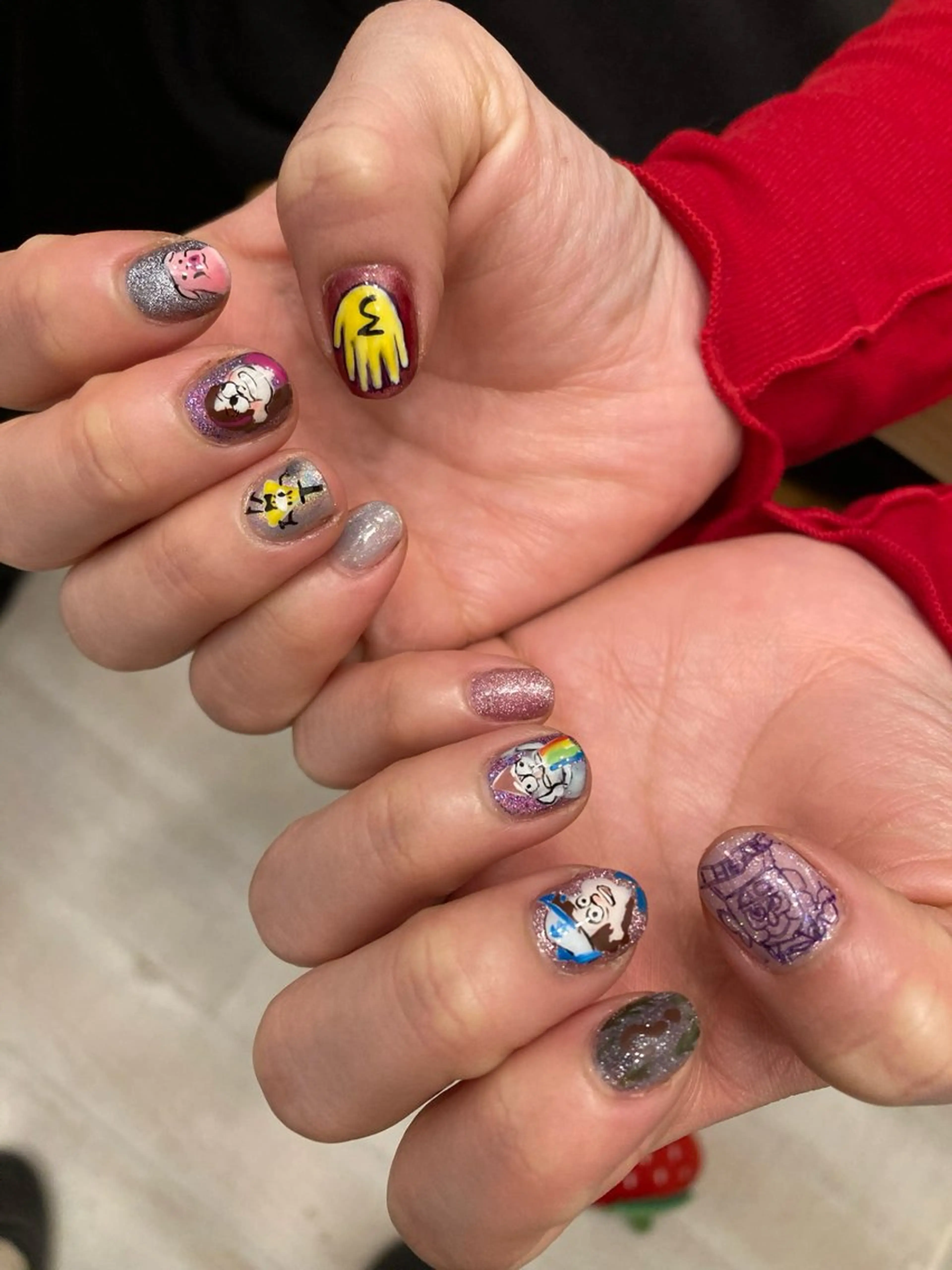 ネイル ハンドネイル ハンドケア 爪の絵描き屋　ミテネイル所属・爪の絵描き屋 ミテネイルのネイルデザイン