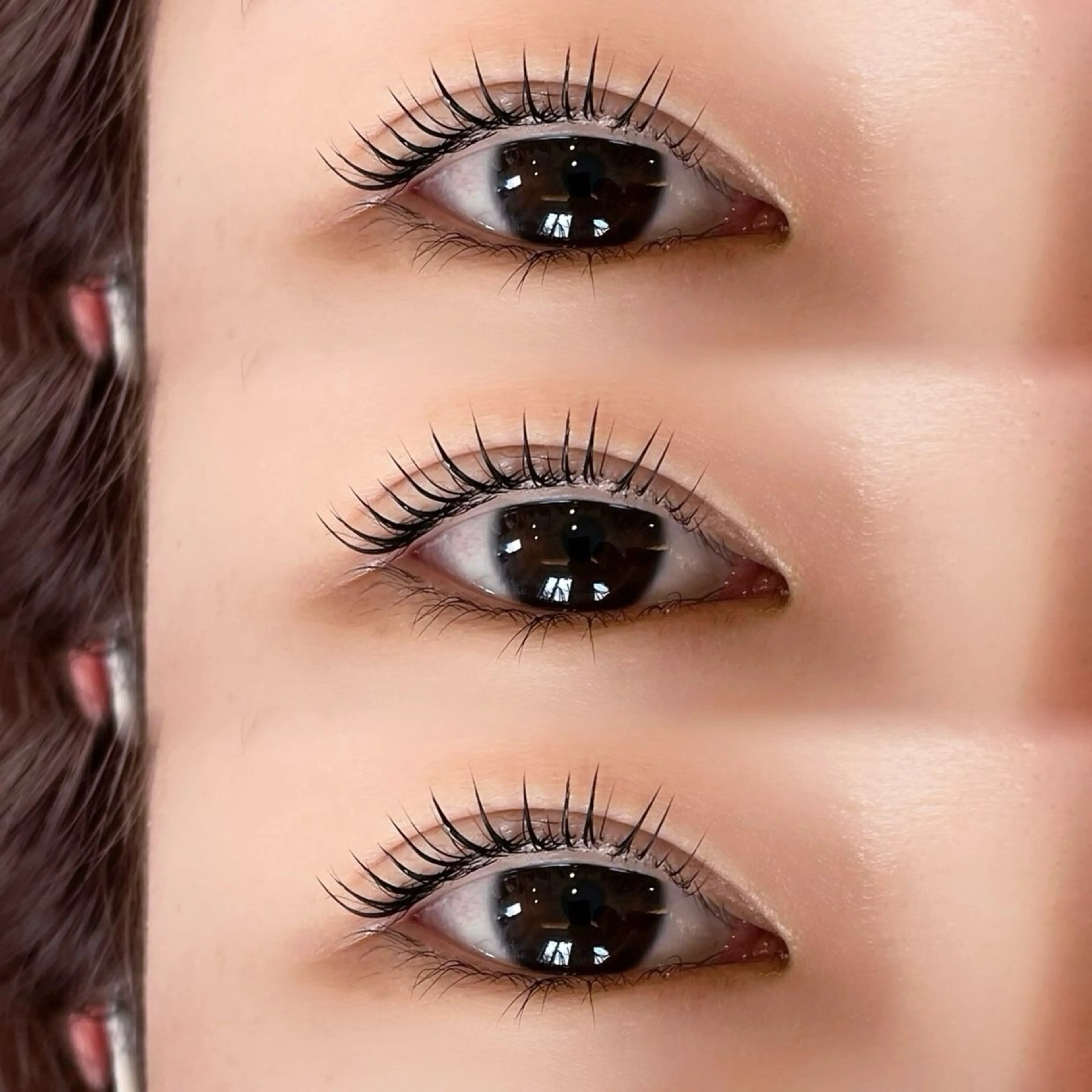 マツエク・マツパ 一重×まつ毛パーマ マツパ mai♡マグネット/ ニュアンス/マツパのネイルデザイン