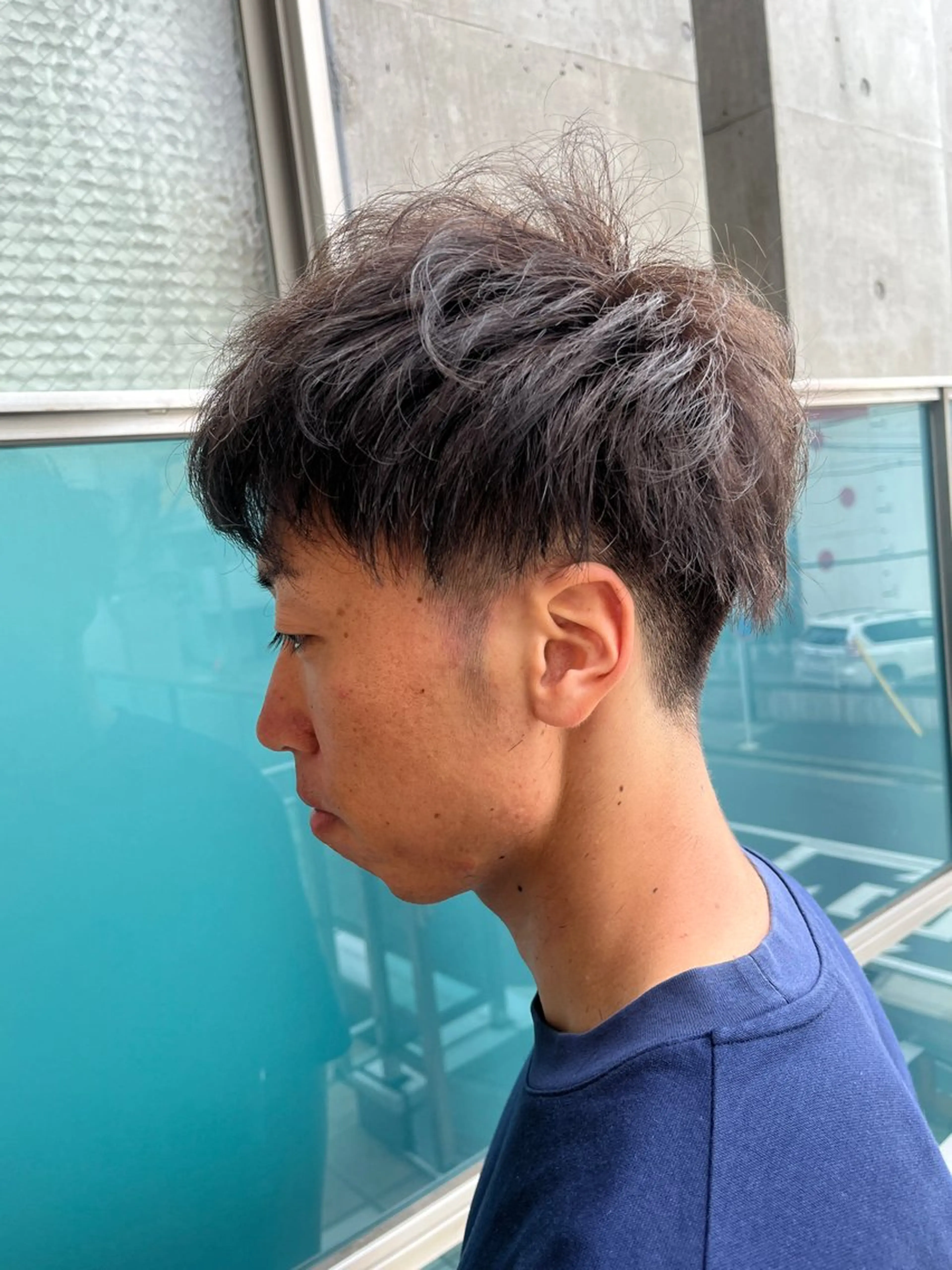 ショート メンズ メンズブリーチ メンズハイライト メンズインナーカラー メンズ韓国風 ボブ 久木原 ゆりのヘアスタイル