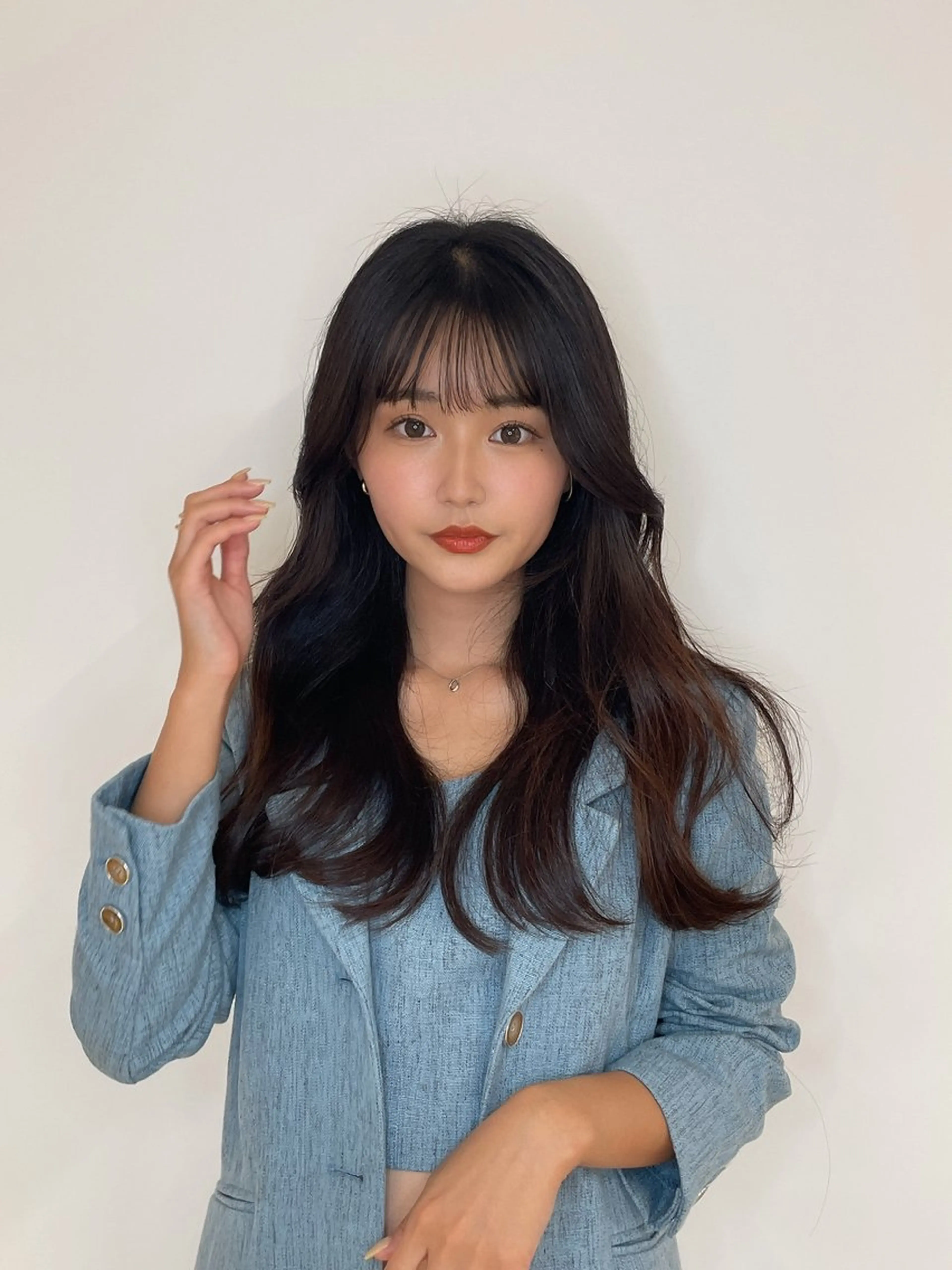 💛カラー＋最高級人毛100％シールエクステ60本🧡の写真