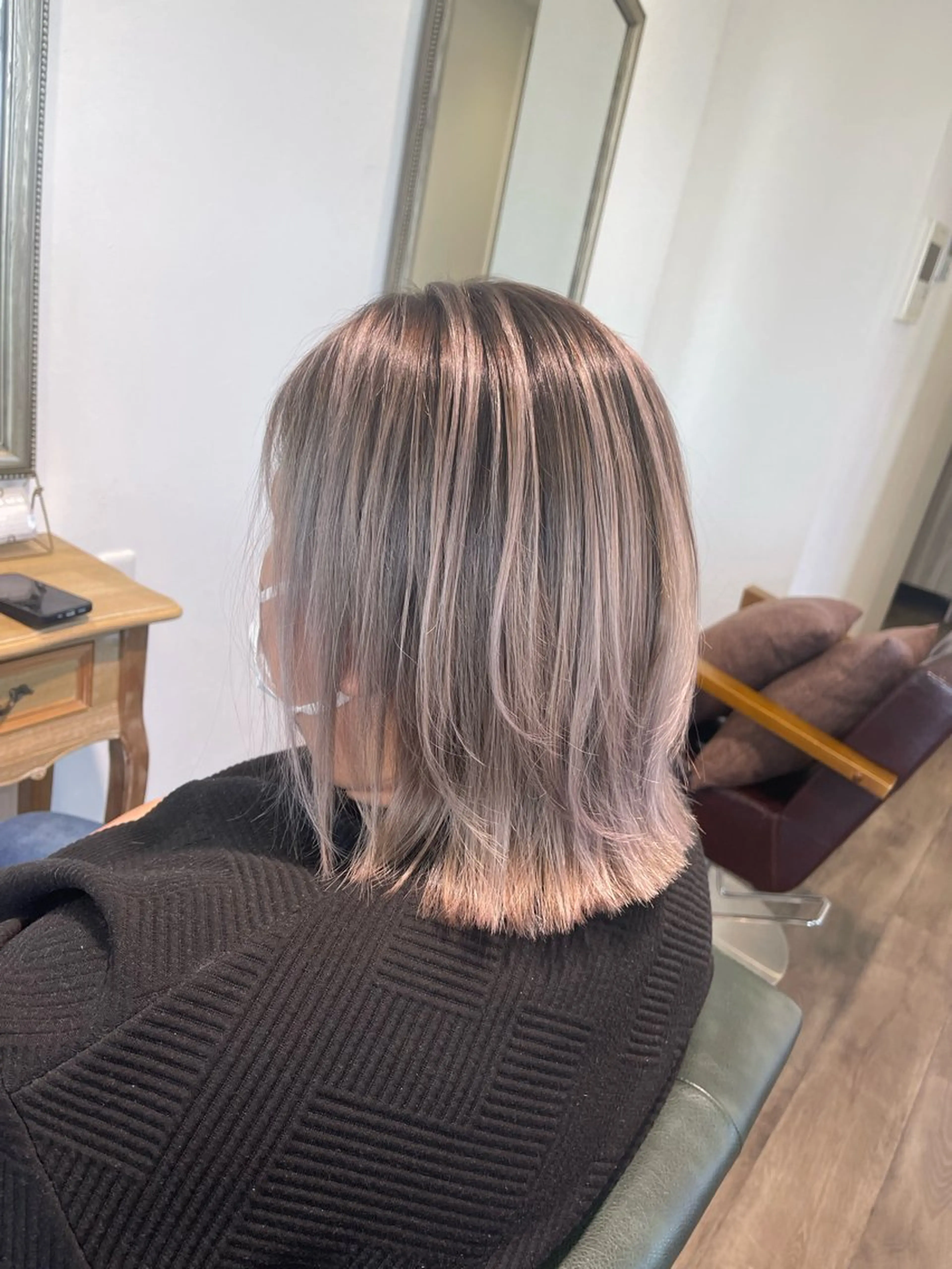 ミディアム カラー ヘアカラー Felice Erikaのヘアスタイル