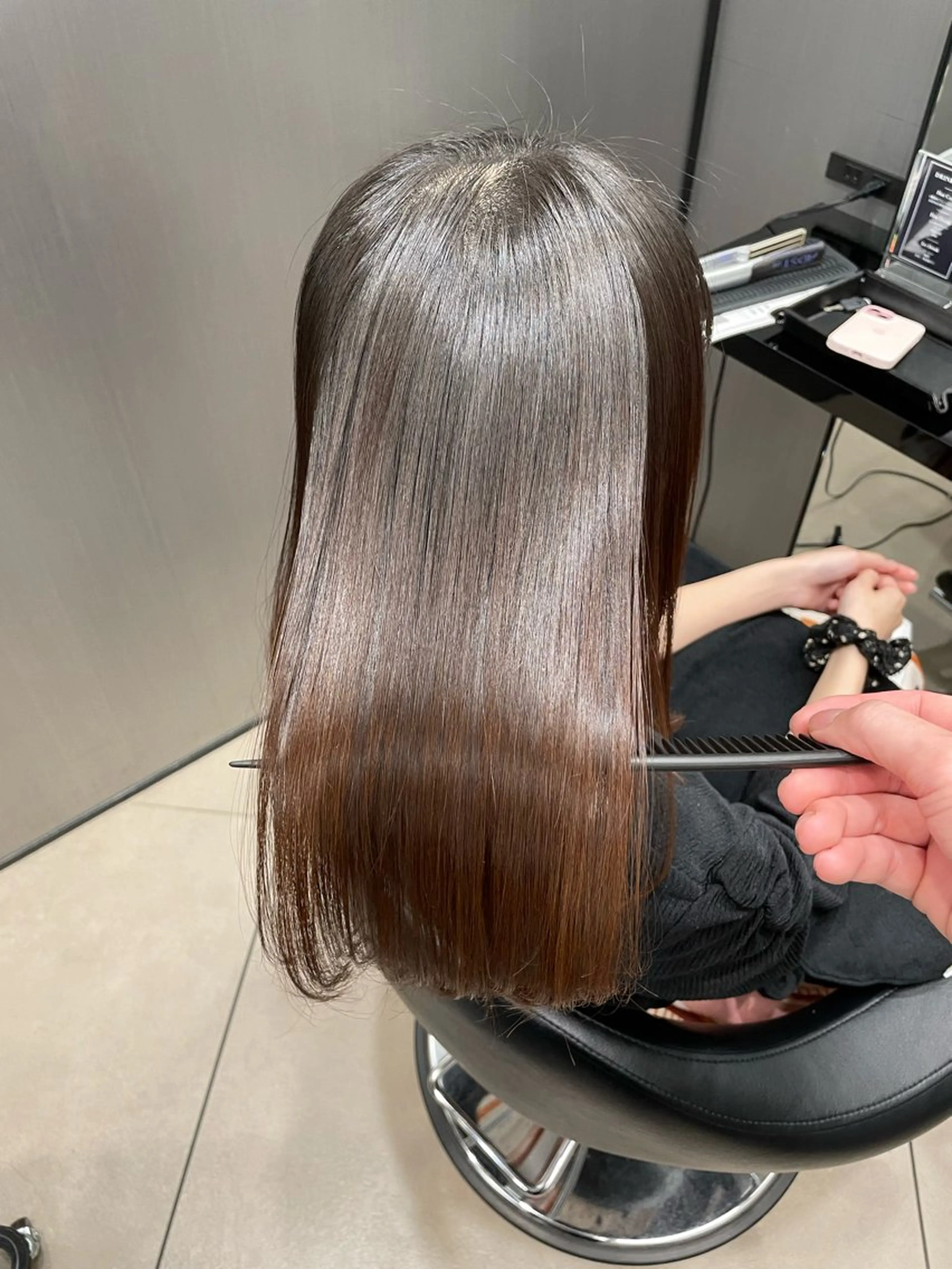 ミディアム 松尾 祐輝のヘアスタイル