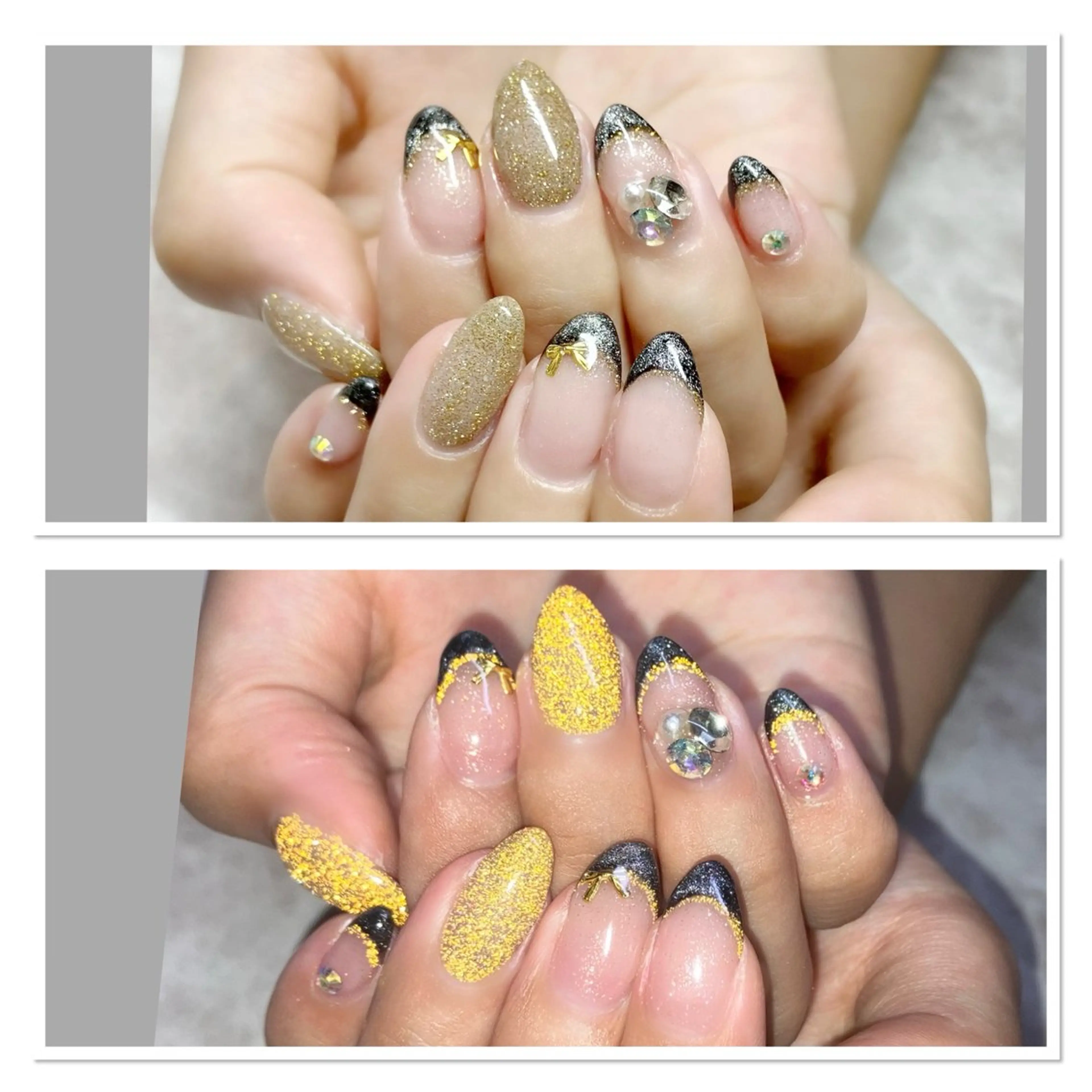 ネイル フラッシュネイル フレンチネイル マグネットネイル マグネットフレンチ 持ち込み Orb nail (オーブ ネイル)のネイルデザイン