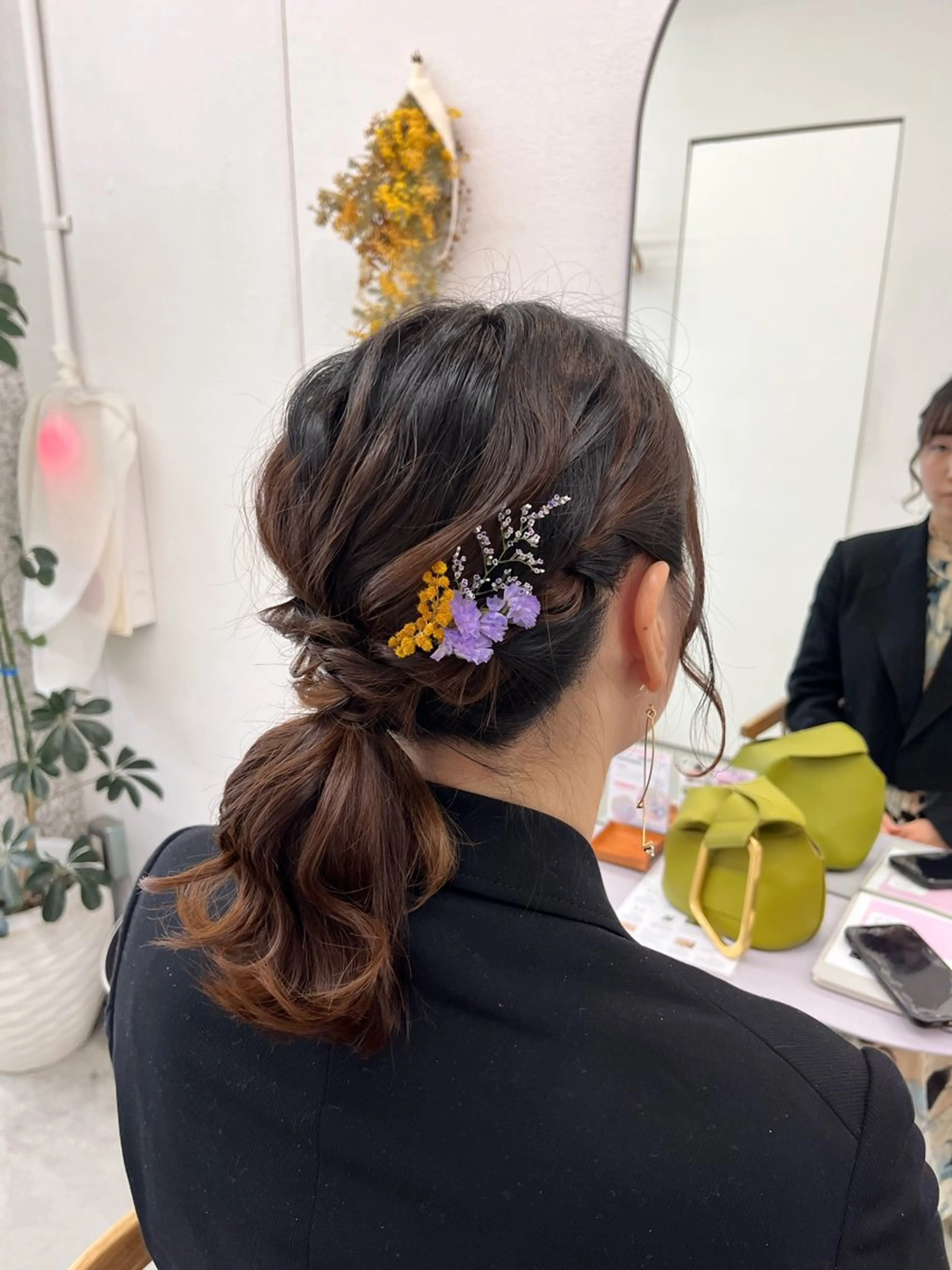 セミロング カラー 暖色カラー／ ヘアセット🌛櫻井舞のヘアスタイル