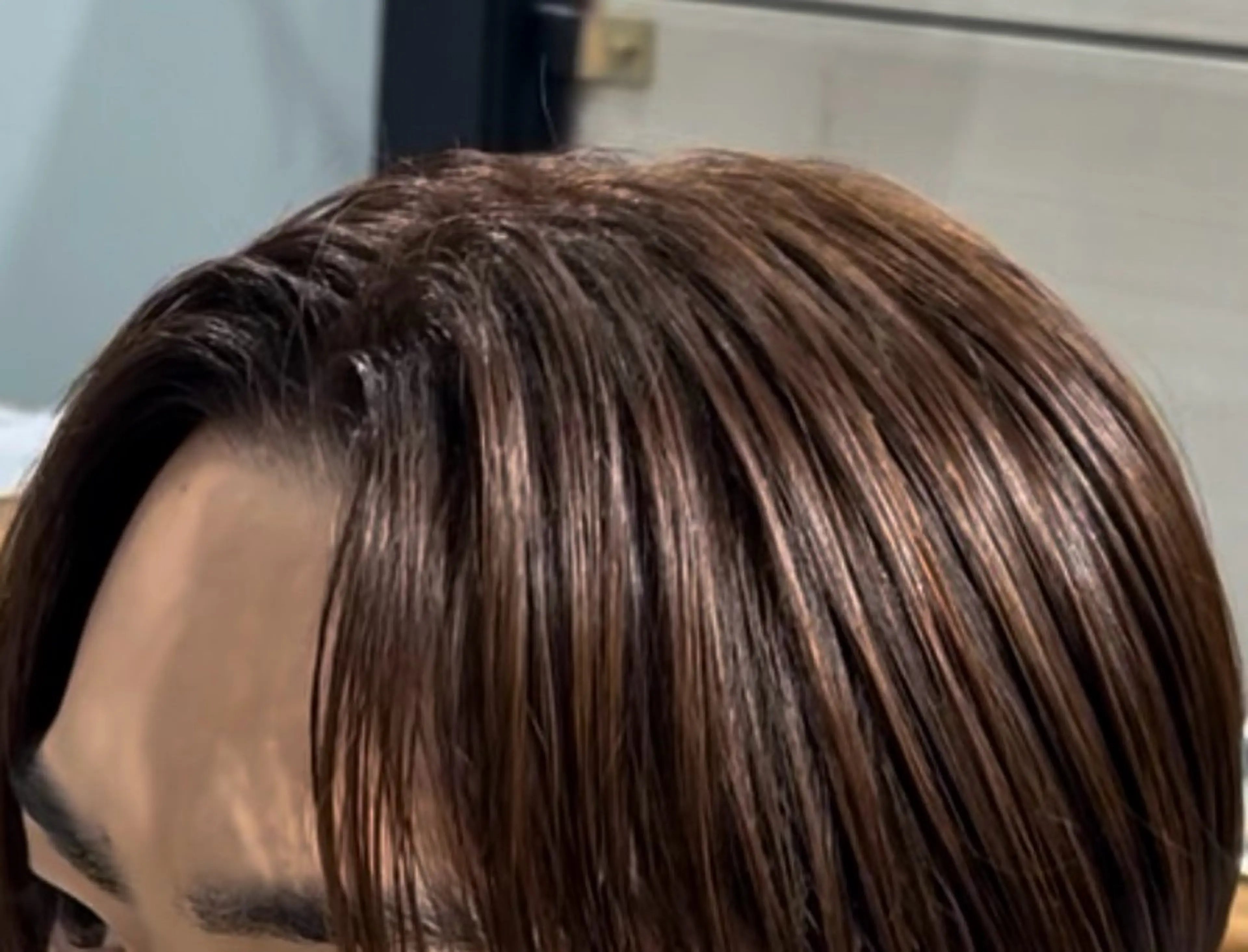 ミディアム カラー メンズ ナチュラルカラー リタッチ あんりのヘアスタイル