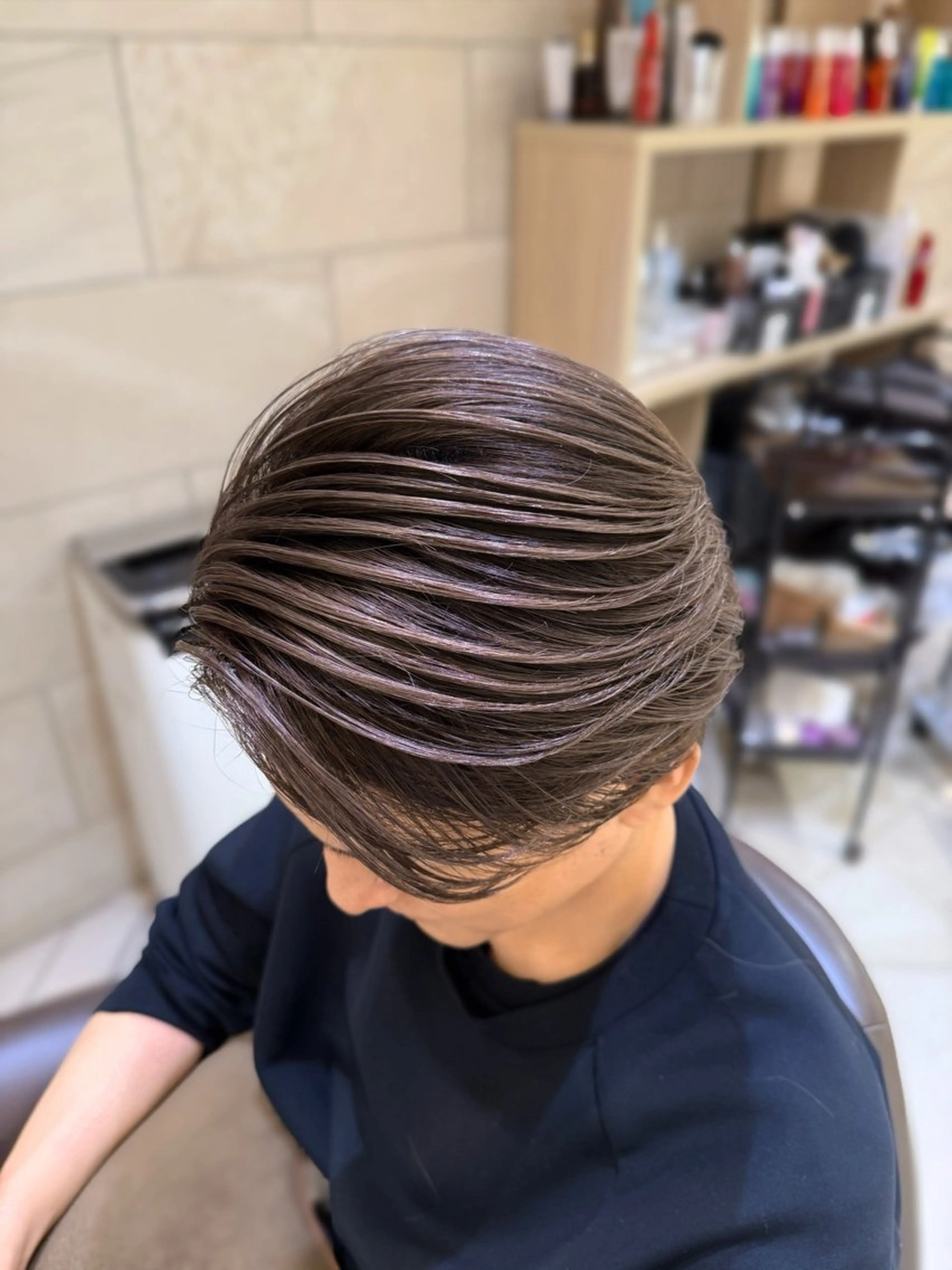 メンズ メンズバレイヤージュ カット ヘアカラー メンズ縮毛矯正 ブリーチカラー/まやのヘアスタイル