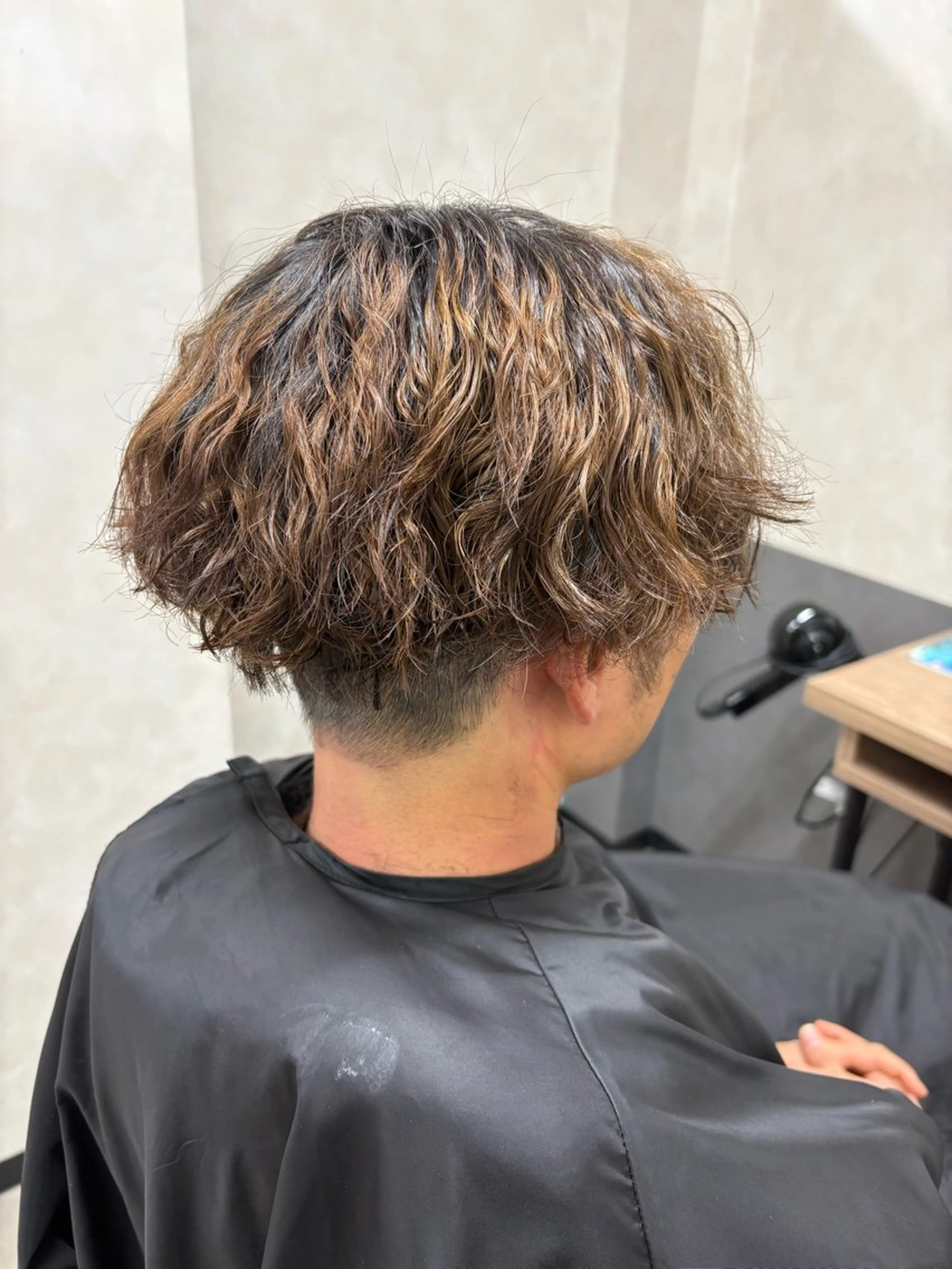 パーマ メンズ カット パーマ 梨沙_ 蘇我2号店のヘアスタイル