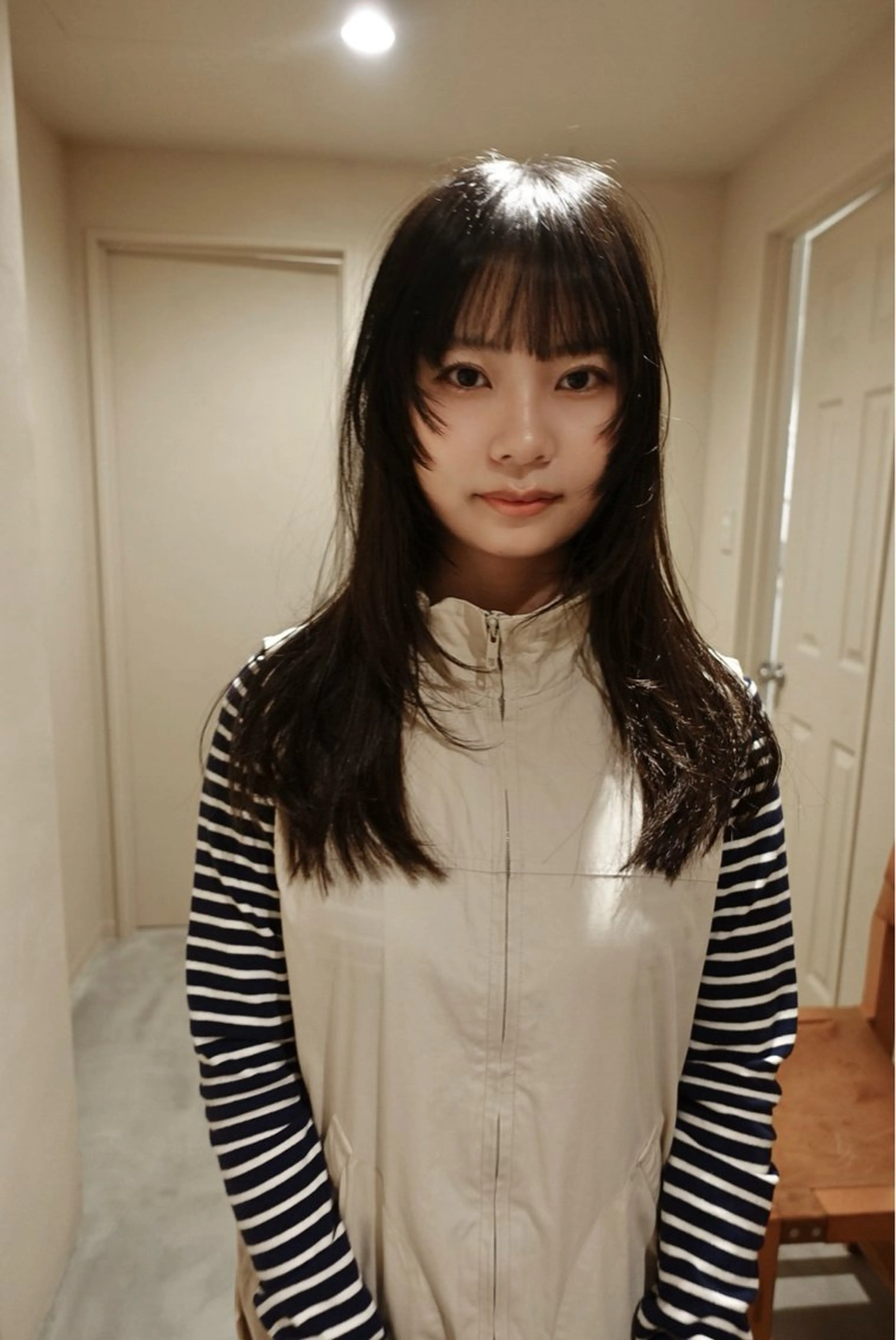 ロング レイヤーカット 渡部 真世のヘアスタイル