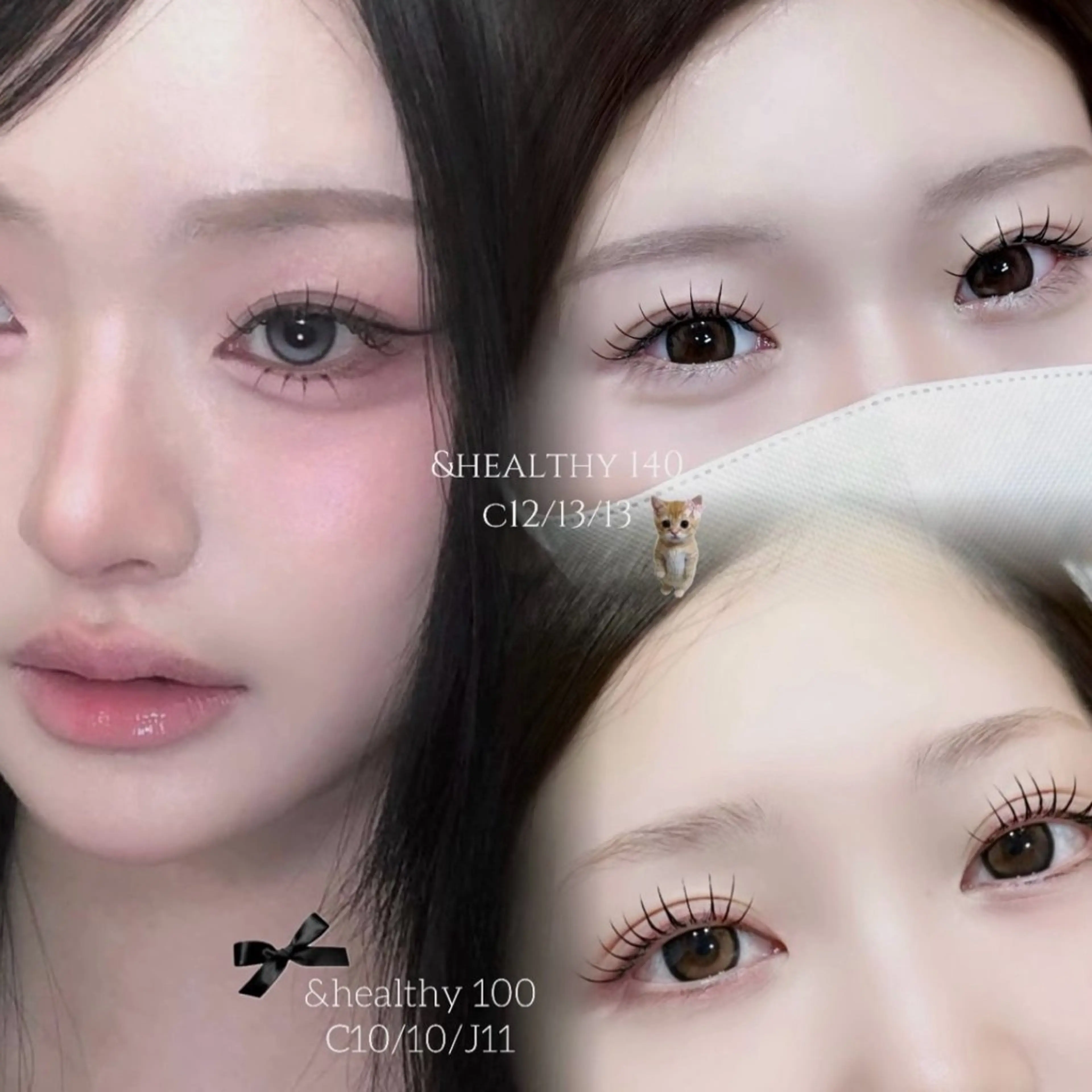 マツエク・マツパ 似合わせパーマ⟡束感 まつ毛⟡mia 🎀のマツエク・マツパデザイン
