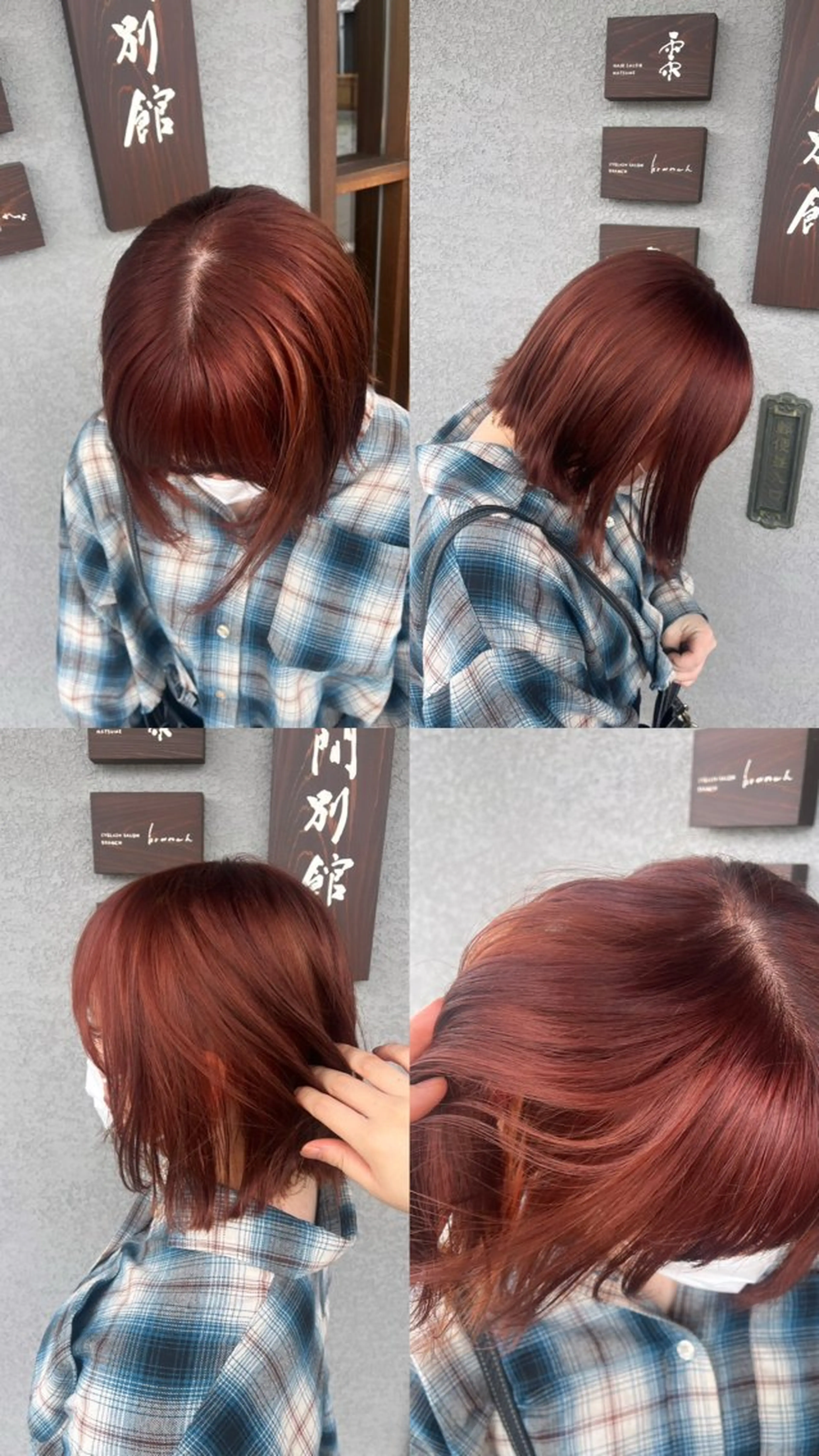 ショート カラー ヘアカラー 冨永 萌のヘアスタイル