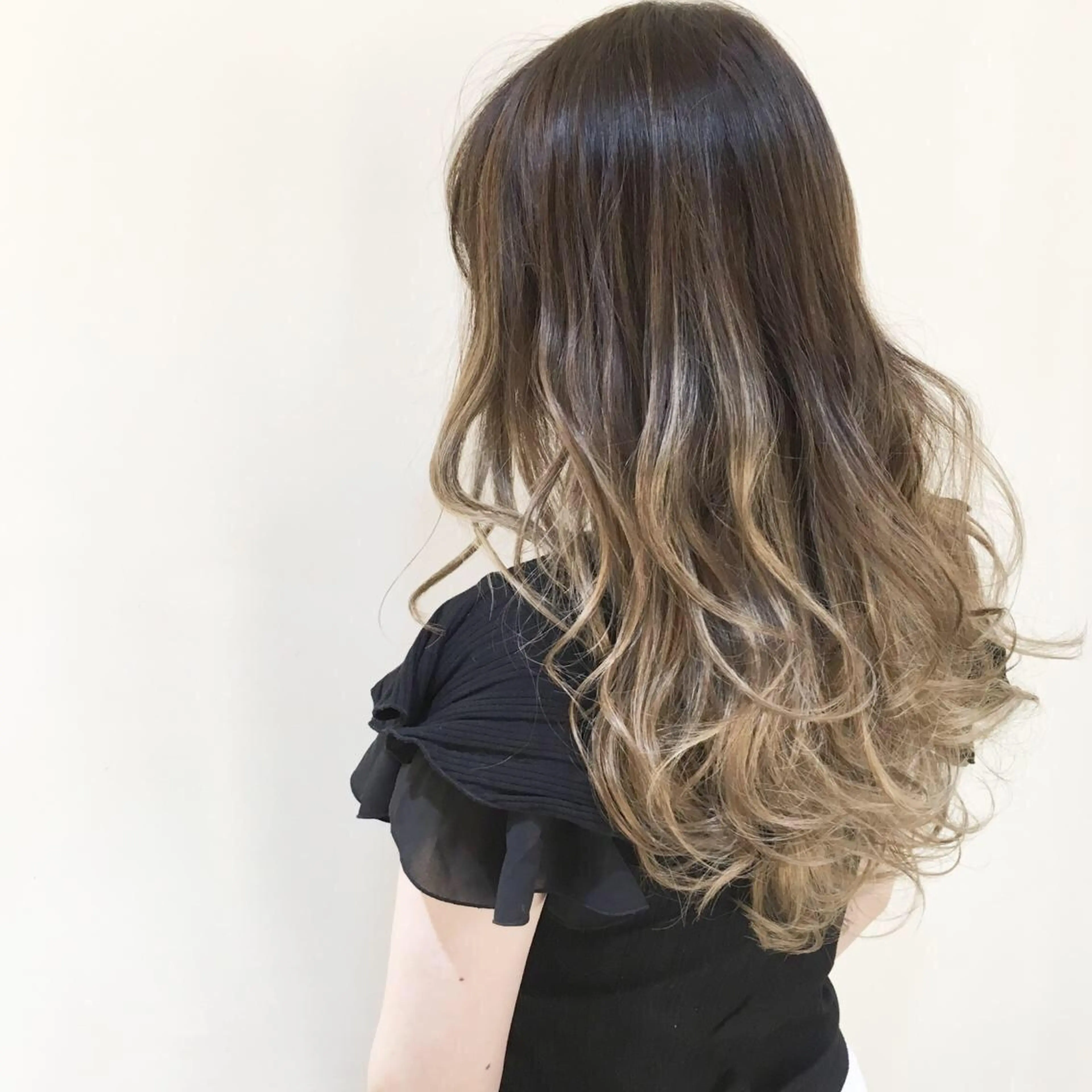 ロング カラー 韓国レイヤーカット★ 小林大樹のヘアスタイル