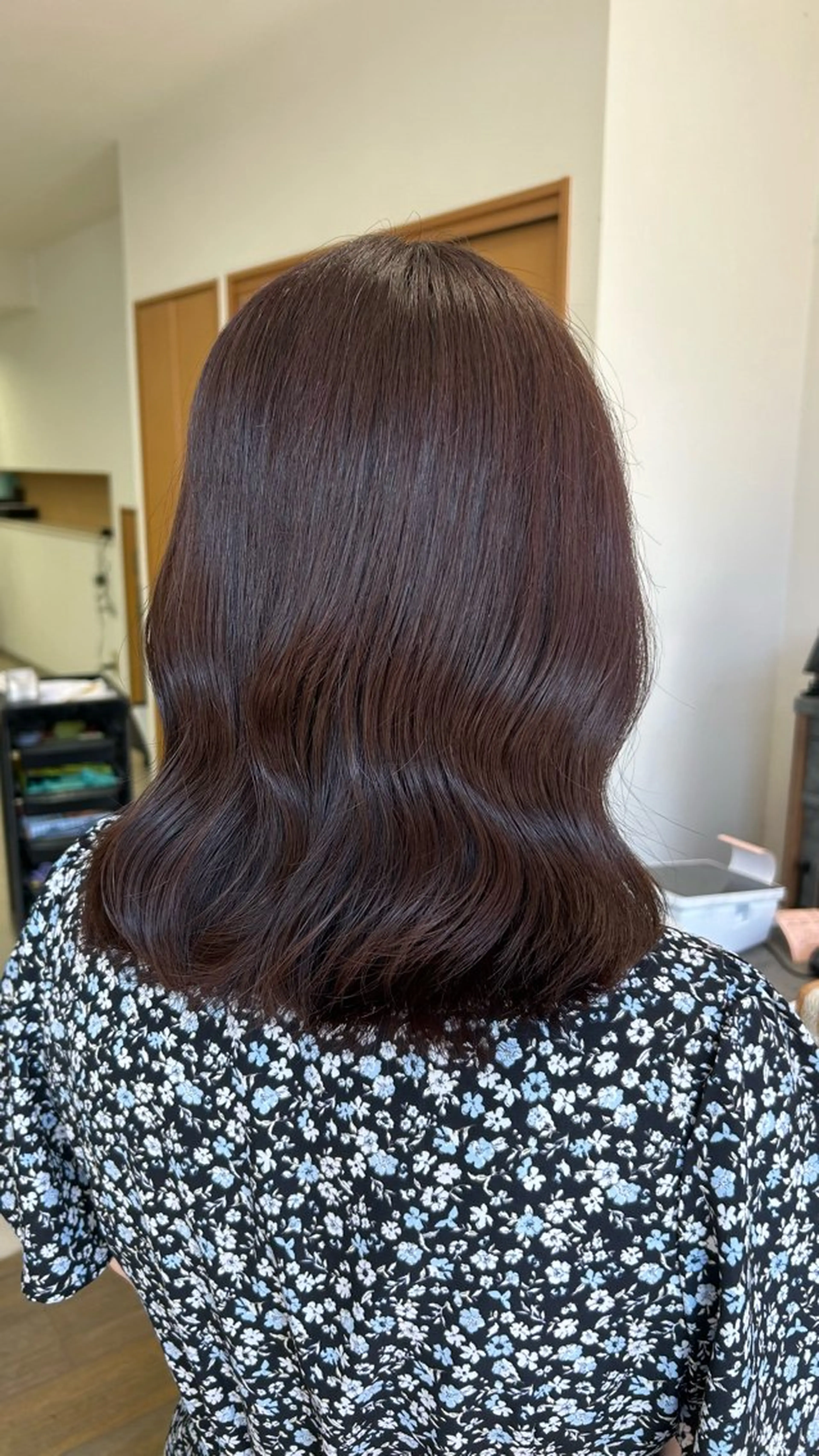 ミディアム カット ヘアカラー 🍅ハイライト/ レイヤー/mao🍅のヘアスタイル