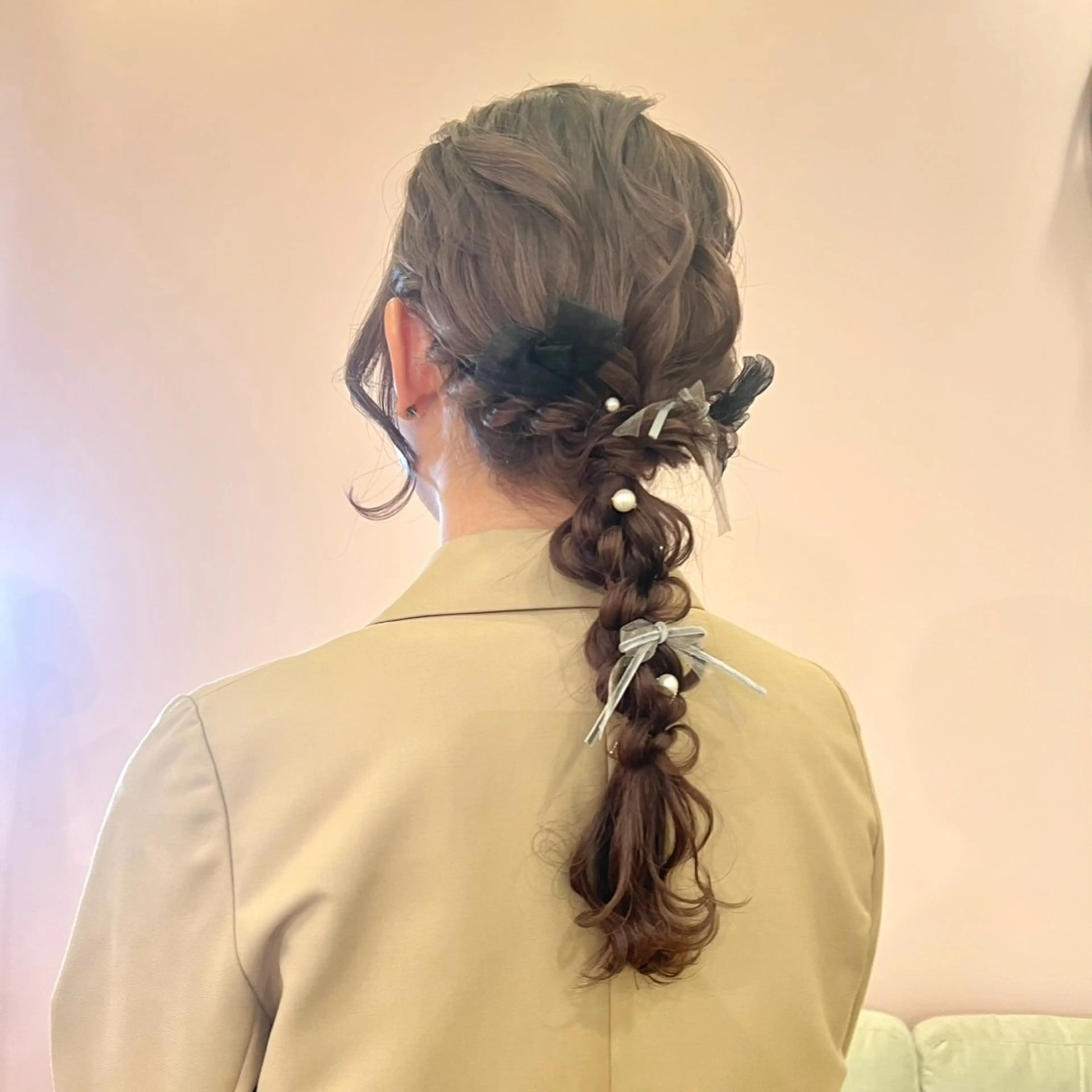 ヘアアレンジ ヘアセット 髪質改善縮毛50% OFF/吉田 響歌♡のヘアスタイル