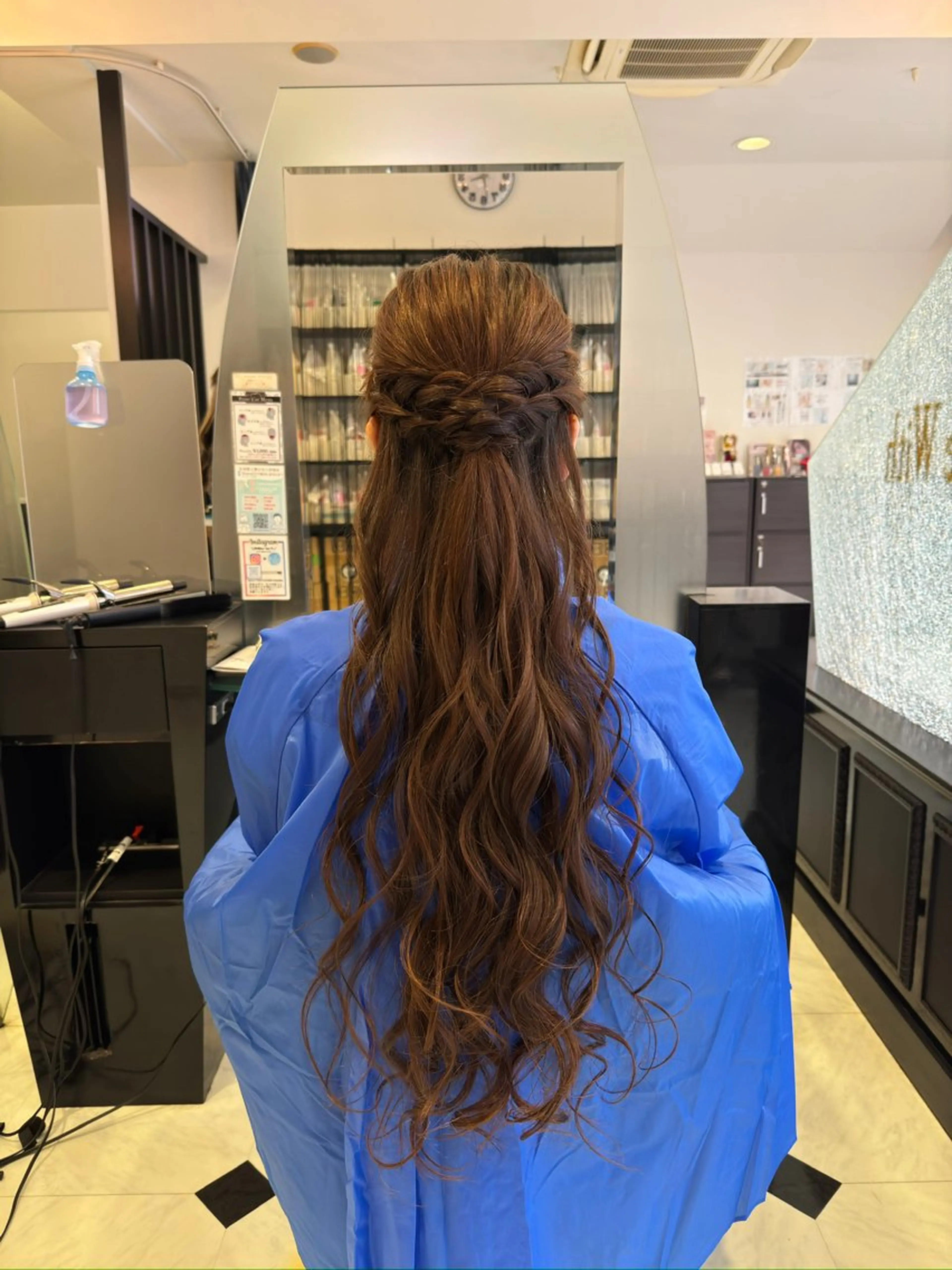 ロング ヘアアレンジ ハーフアップ ヘアセット MURATA KOHEIのヘアスタイル