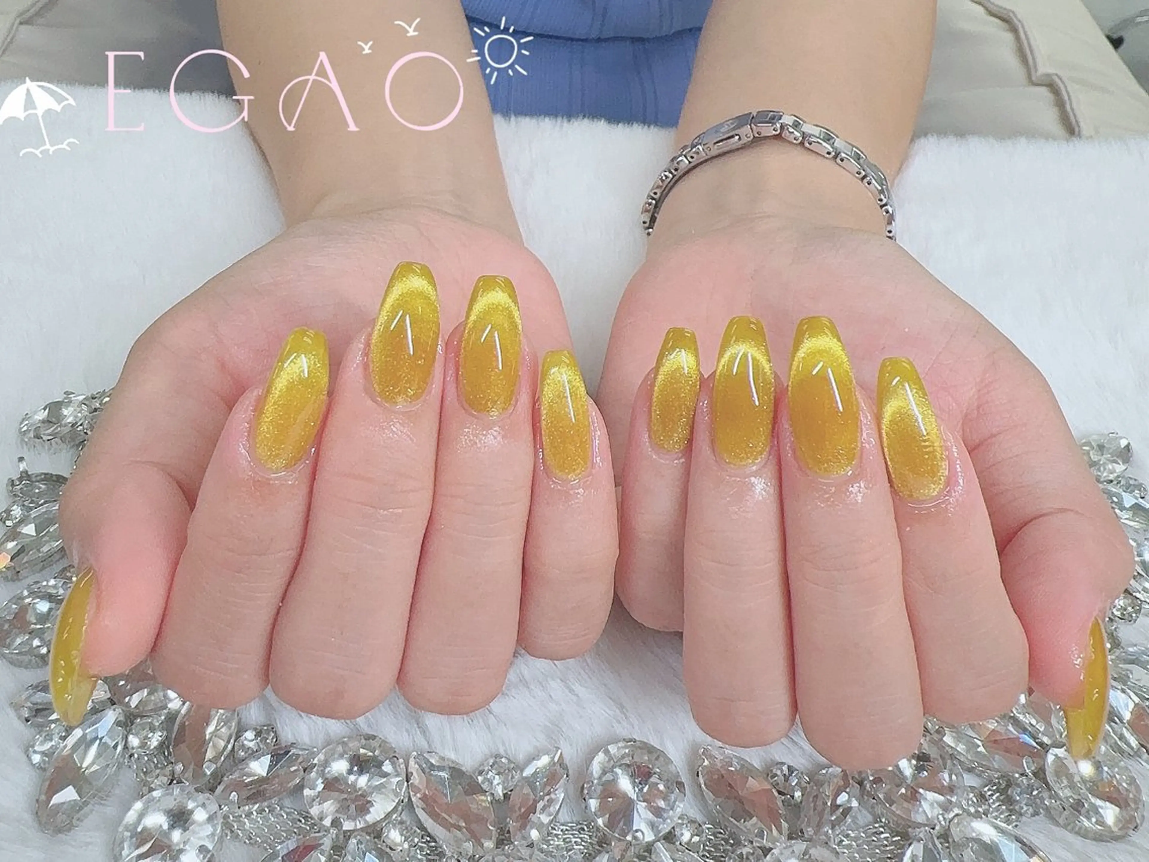 ネイル ジェルネイル パラジェル ハンドネイル Egao Nail錦糸町店のネイルデザイン