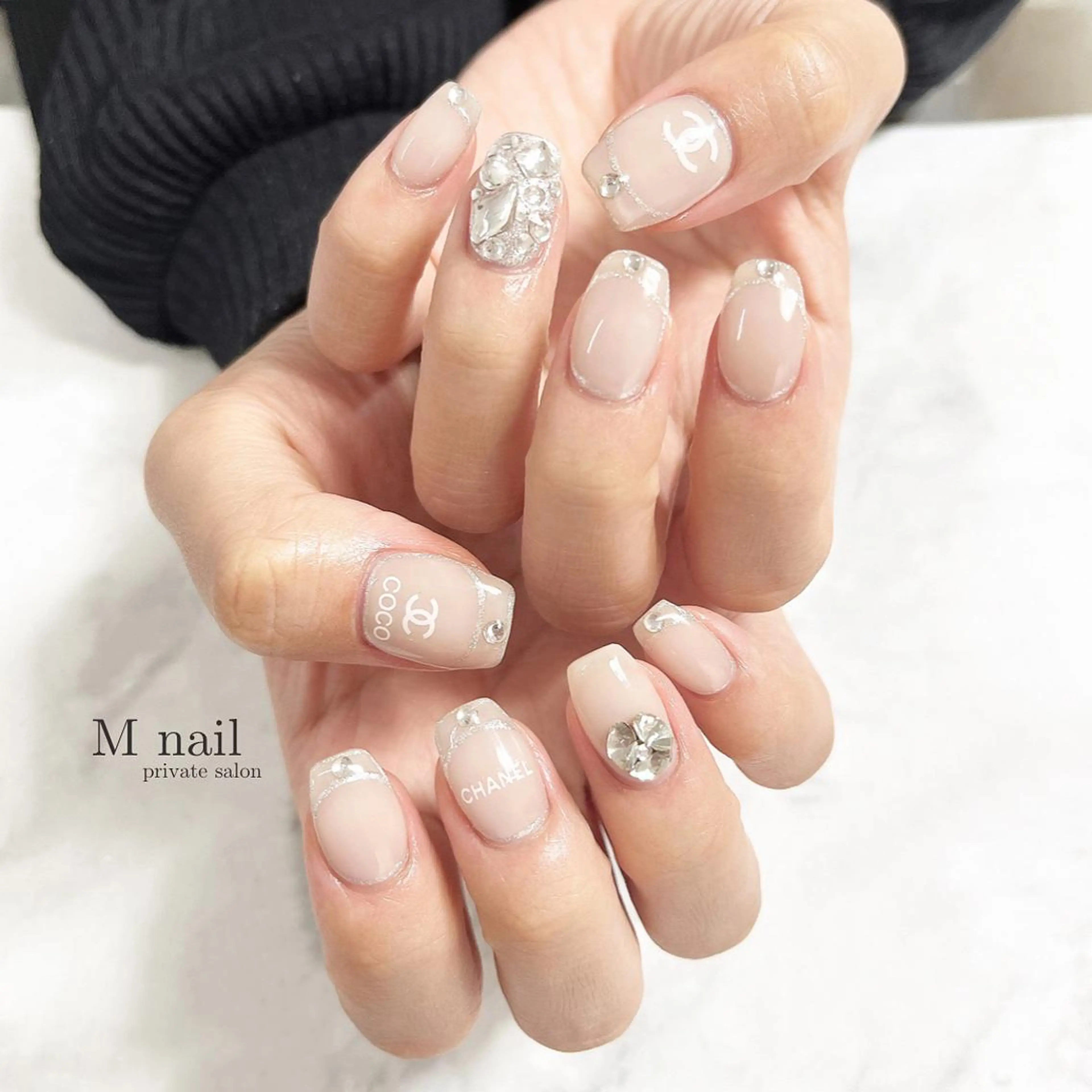 ネイル フレンチネイル ハンドネイル M　nail所属・M nailのネイルデザイン