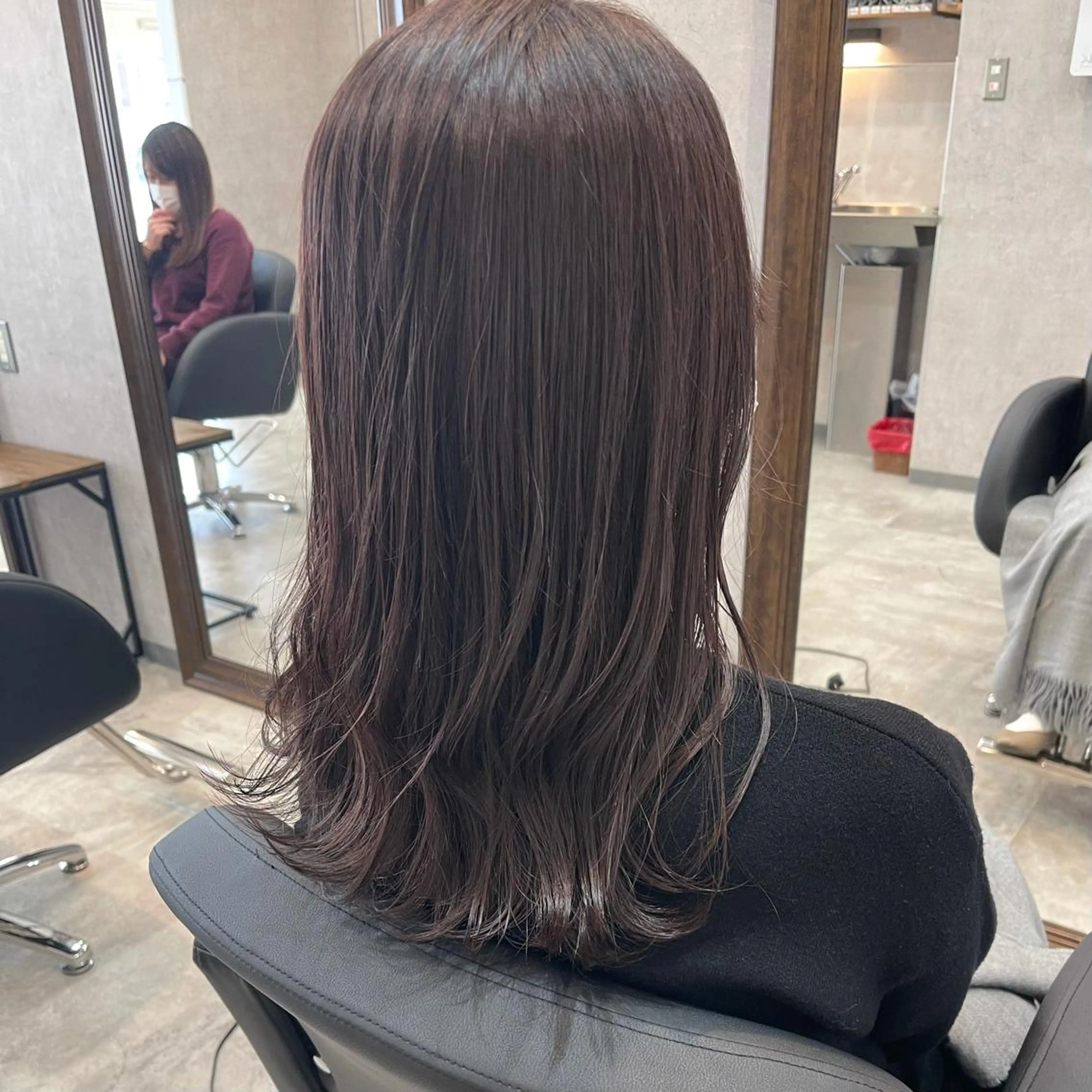 ミディアム カラー ヘアアレンジ カット ヘアカラー トリートメント 🌻あいり merci.🌻のヘアスタイル