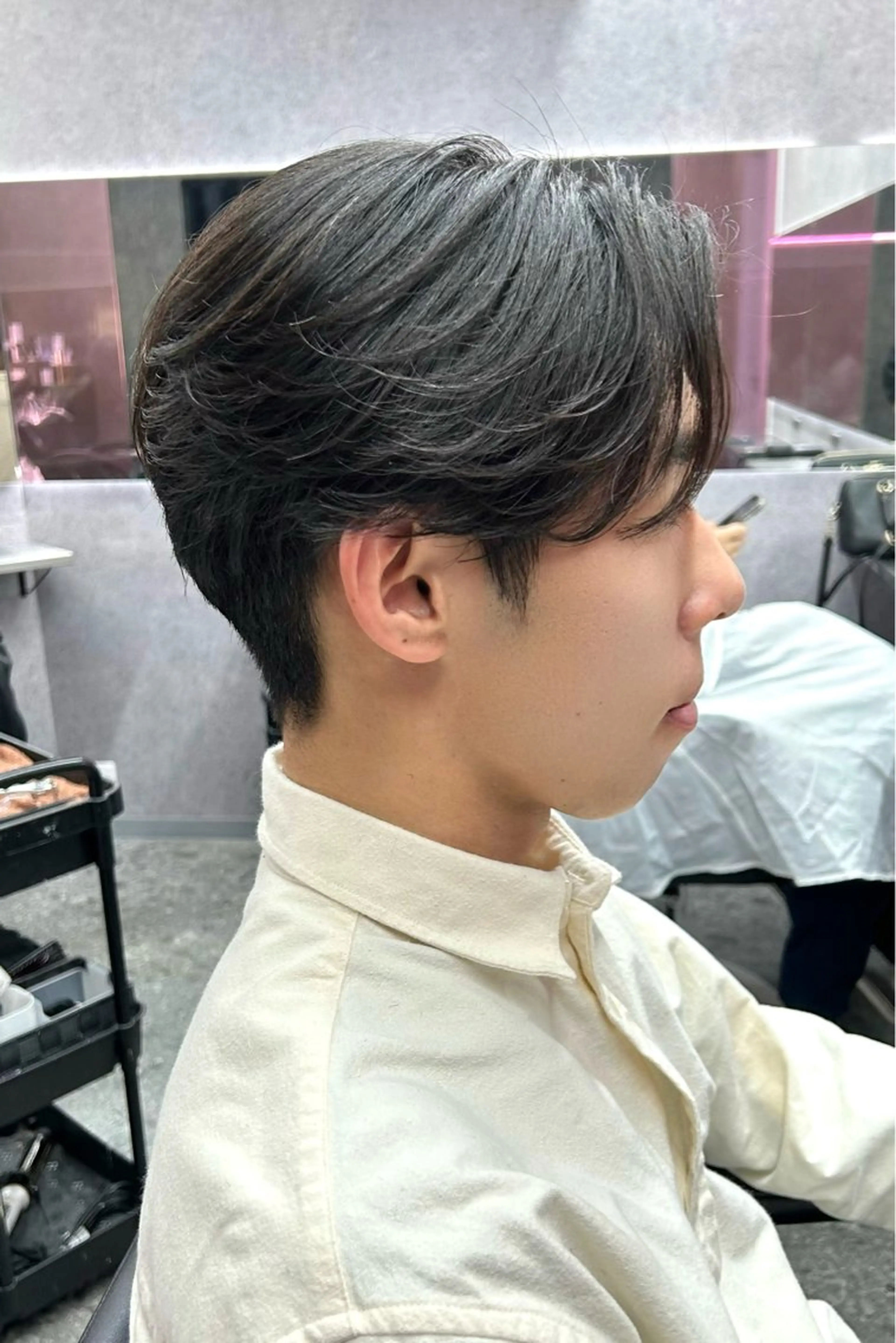 ショート カラー メンズ カット ヘアセット メンズスタイリスト 前田雄輝のヘアスタイル