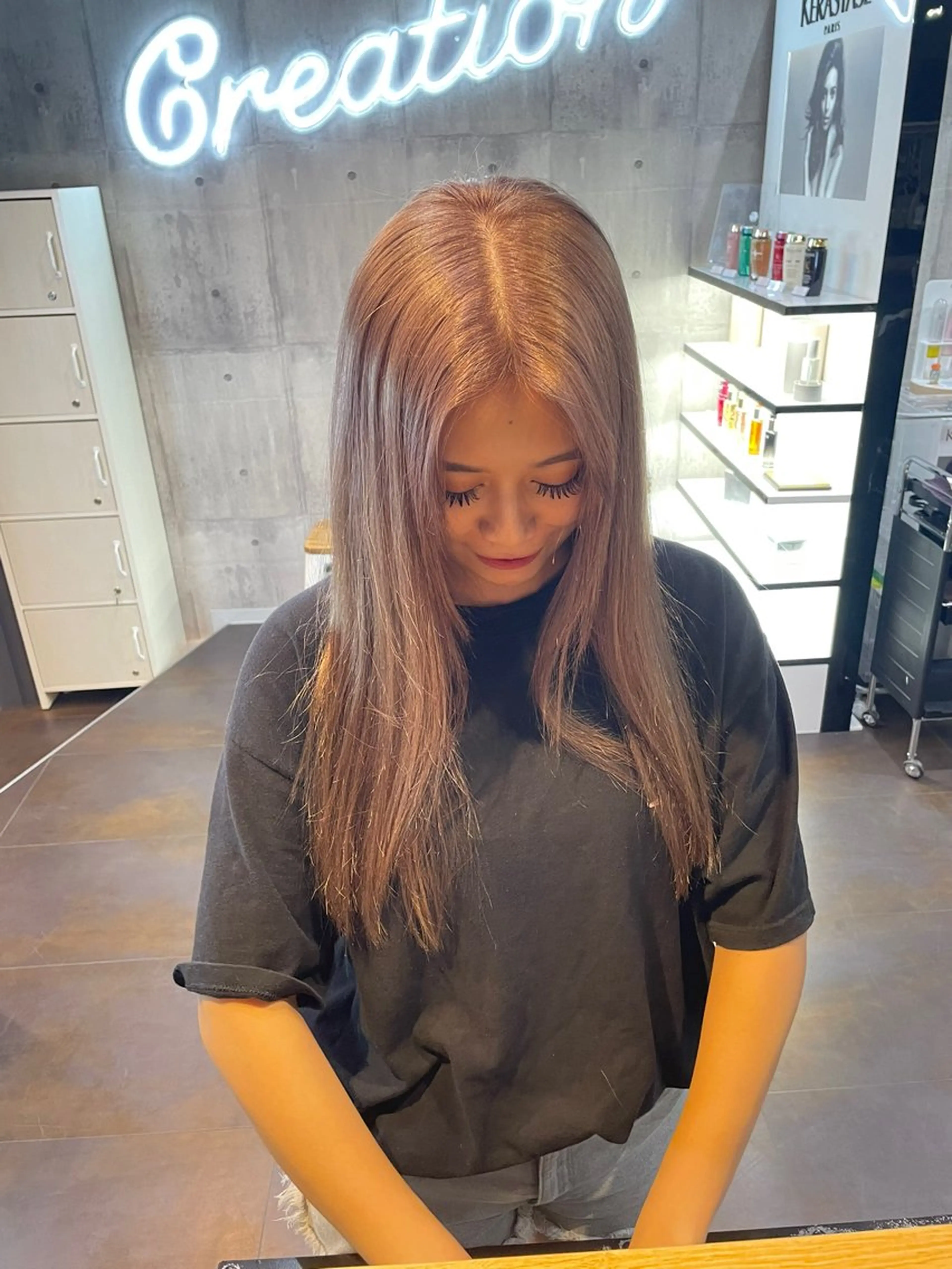 ロング ヘアカラー 北千住10分 肥高　壮汰のヘアスタイル