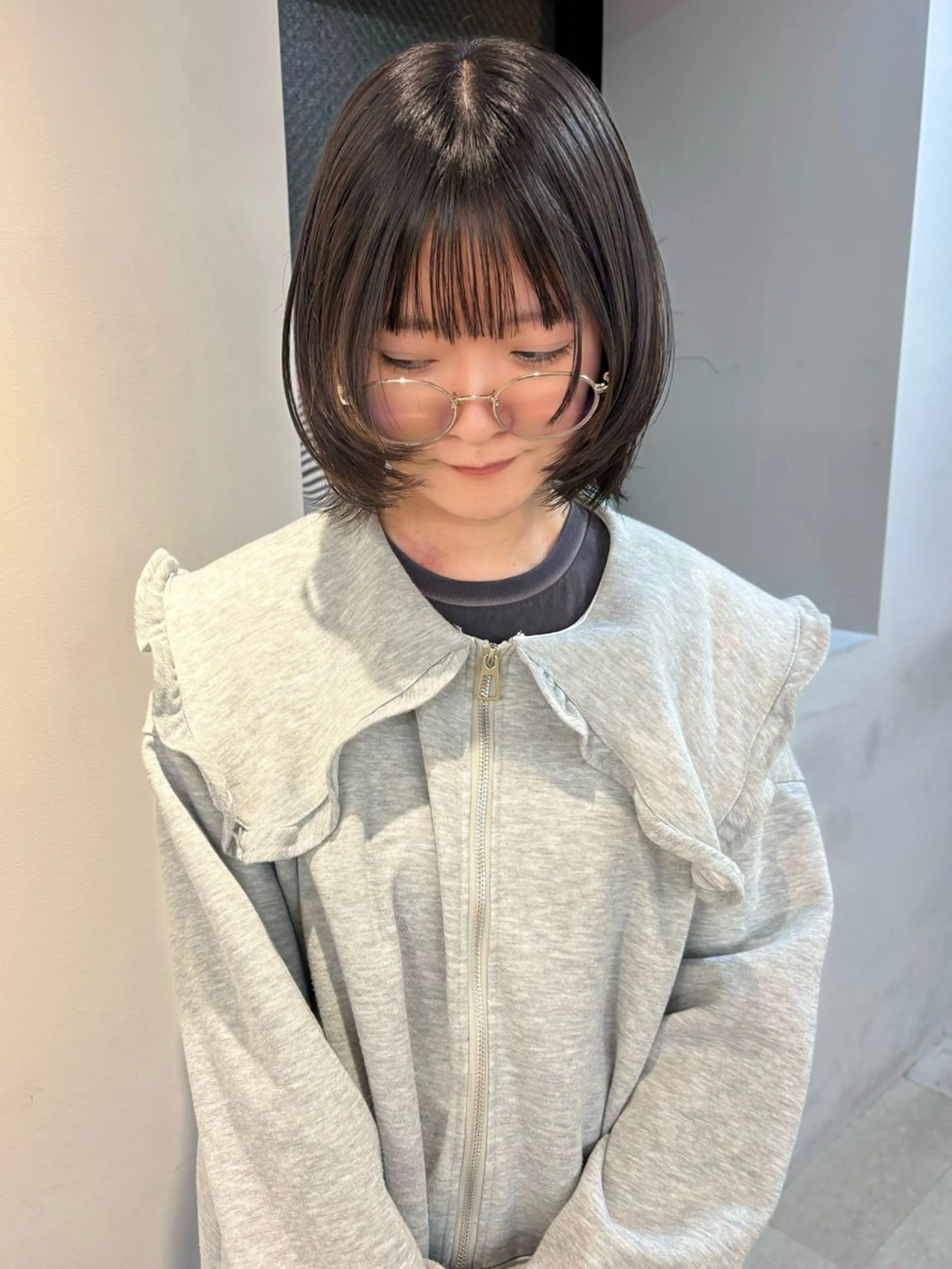 ショート rinka/暖色 ボブカットモデルのヘアスタイル