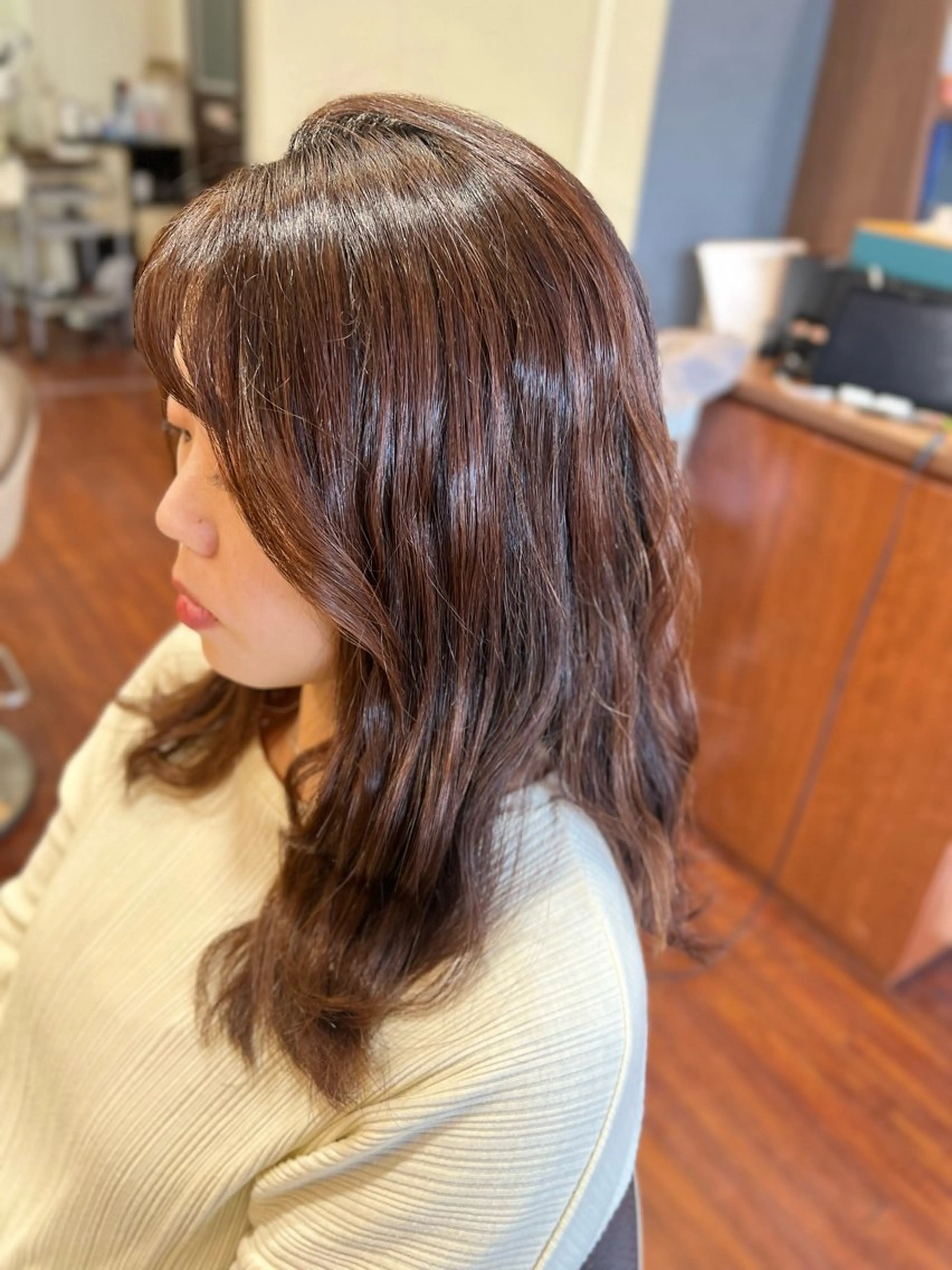 セミロング 浅野 響生のヘアスタイル
