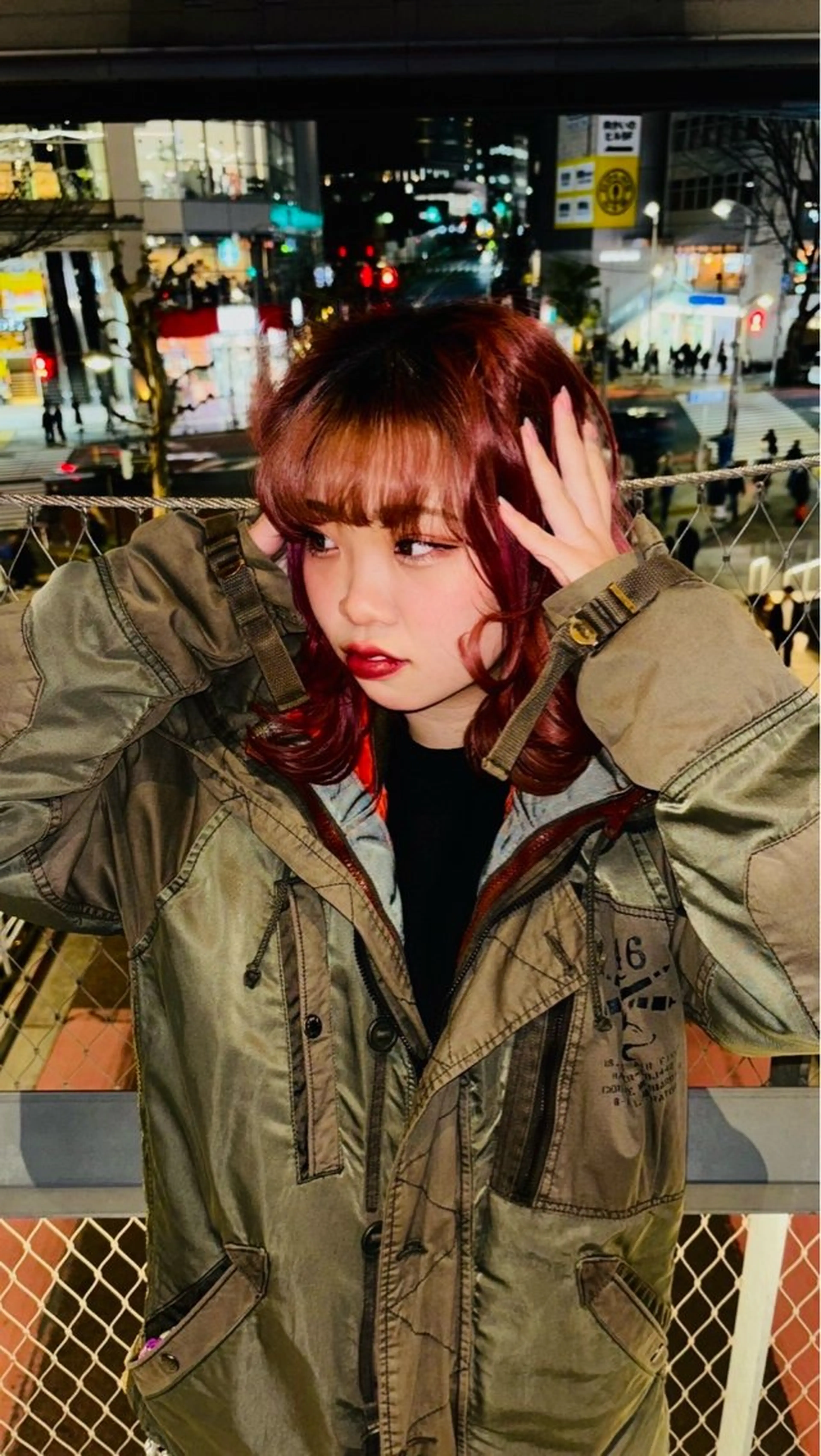 カラー 川野 真生のヘアスタイル