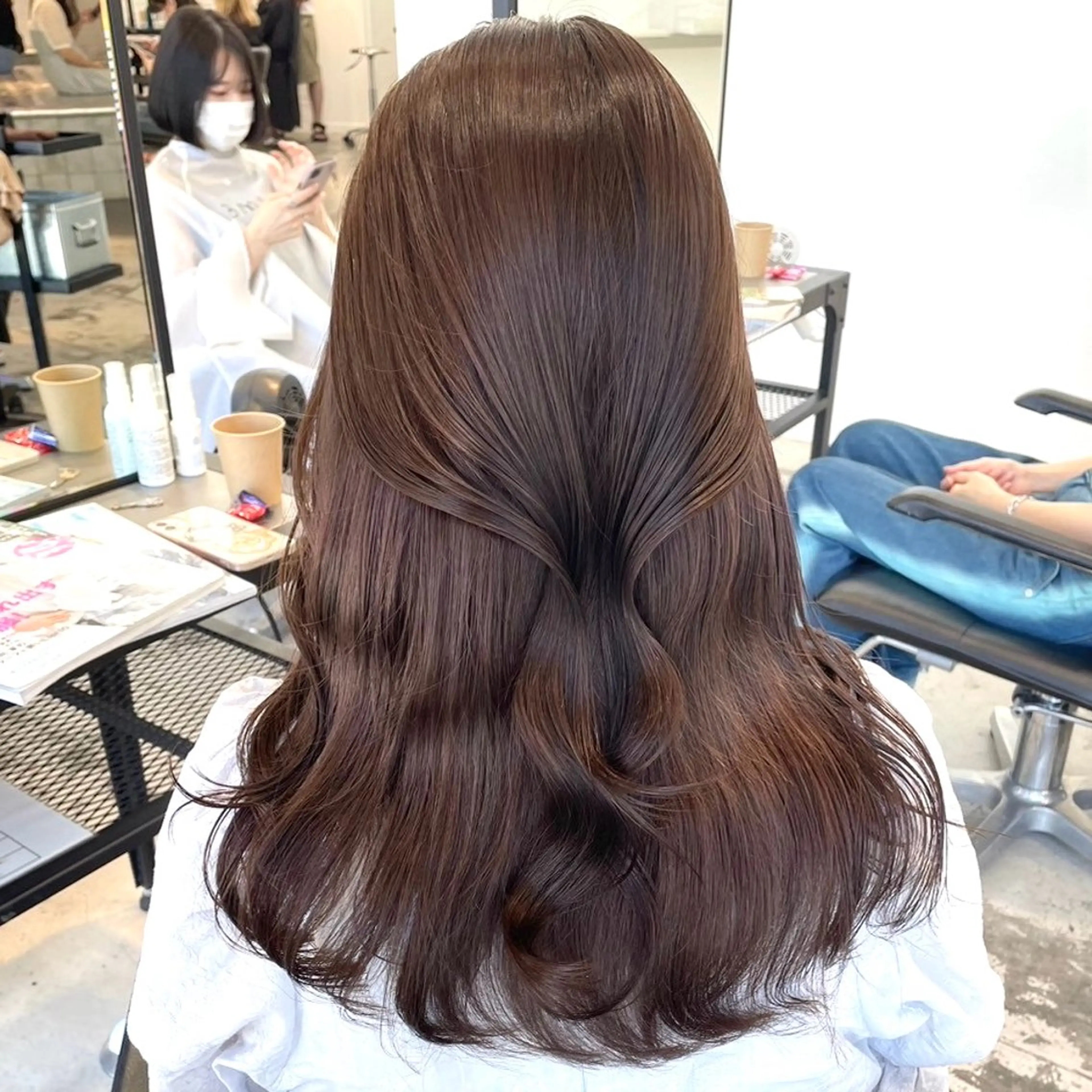 セミロング カラー ハイトーン/ケア特化 ♥️あいみ♥️のヘアスタイル