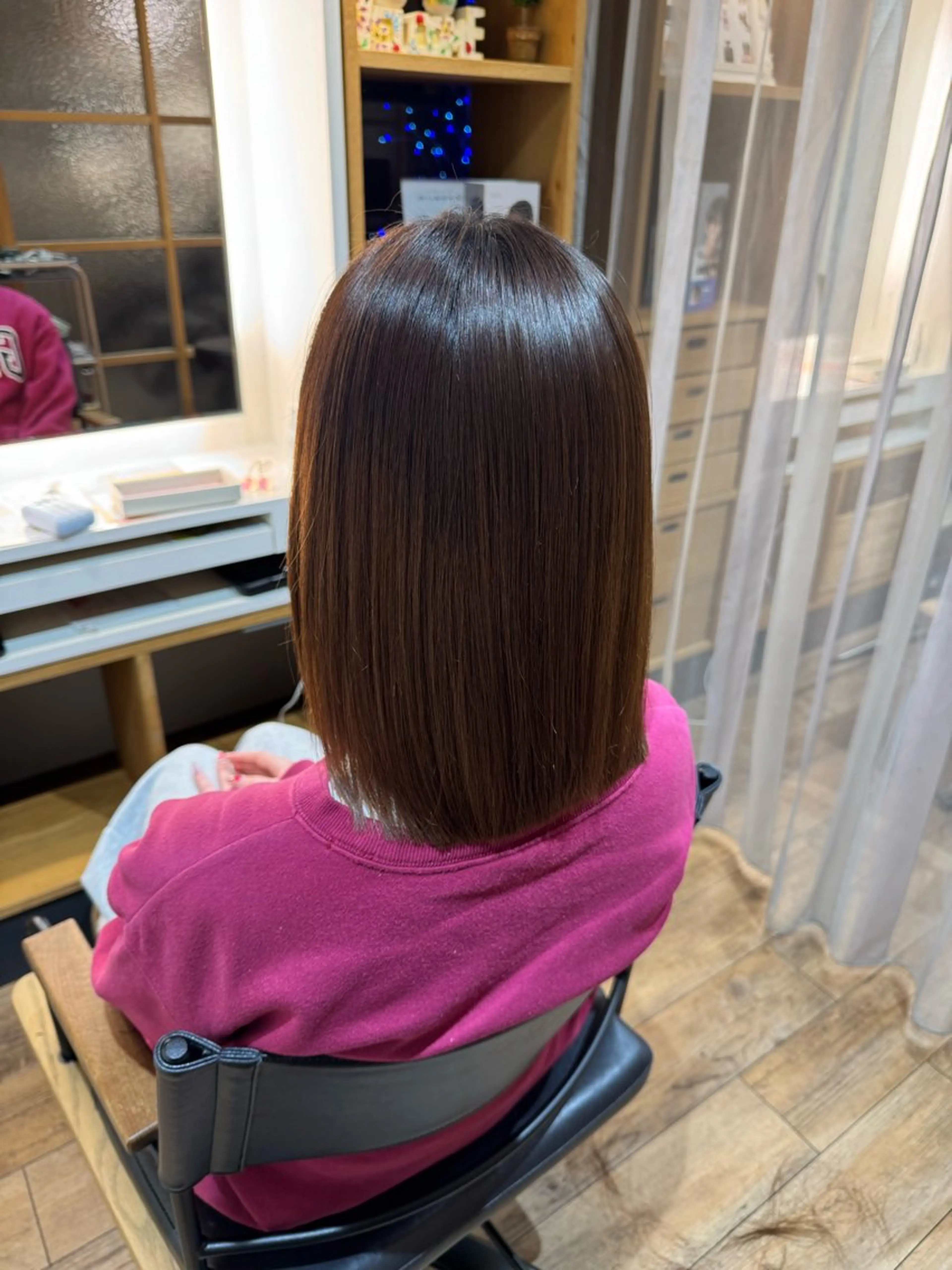 セミロング カット 縮毛矯正 トリートメント 美髪/髪質改善 川口凌弥のヘアスタイル