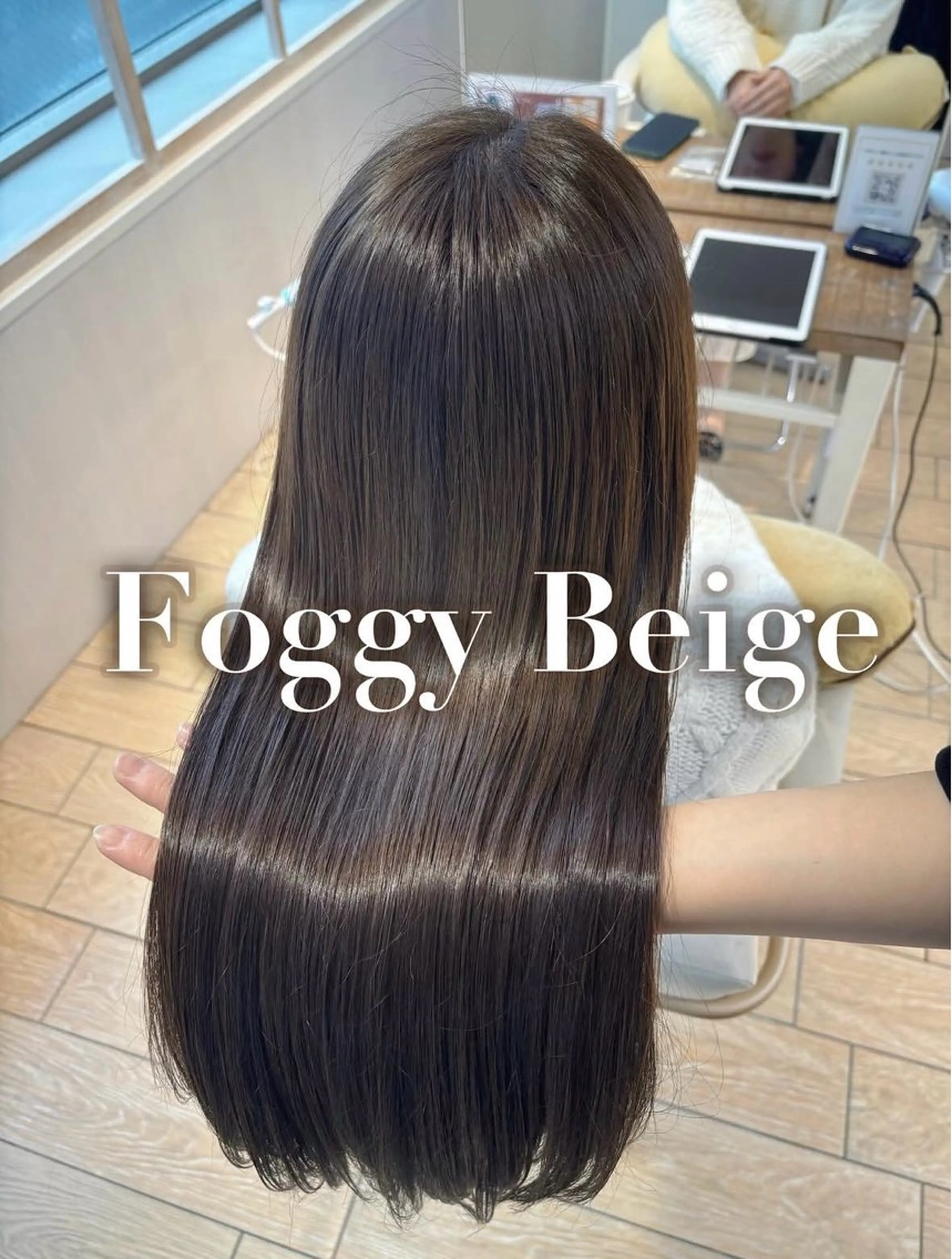 セミロング カラー 透明感カラー ヘアカラー トリートメント 表参道/アレンジ💐 /艶カラー/kahoのヘアスタイル