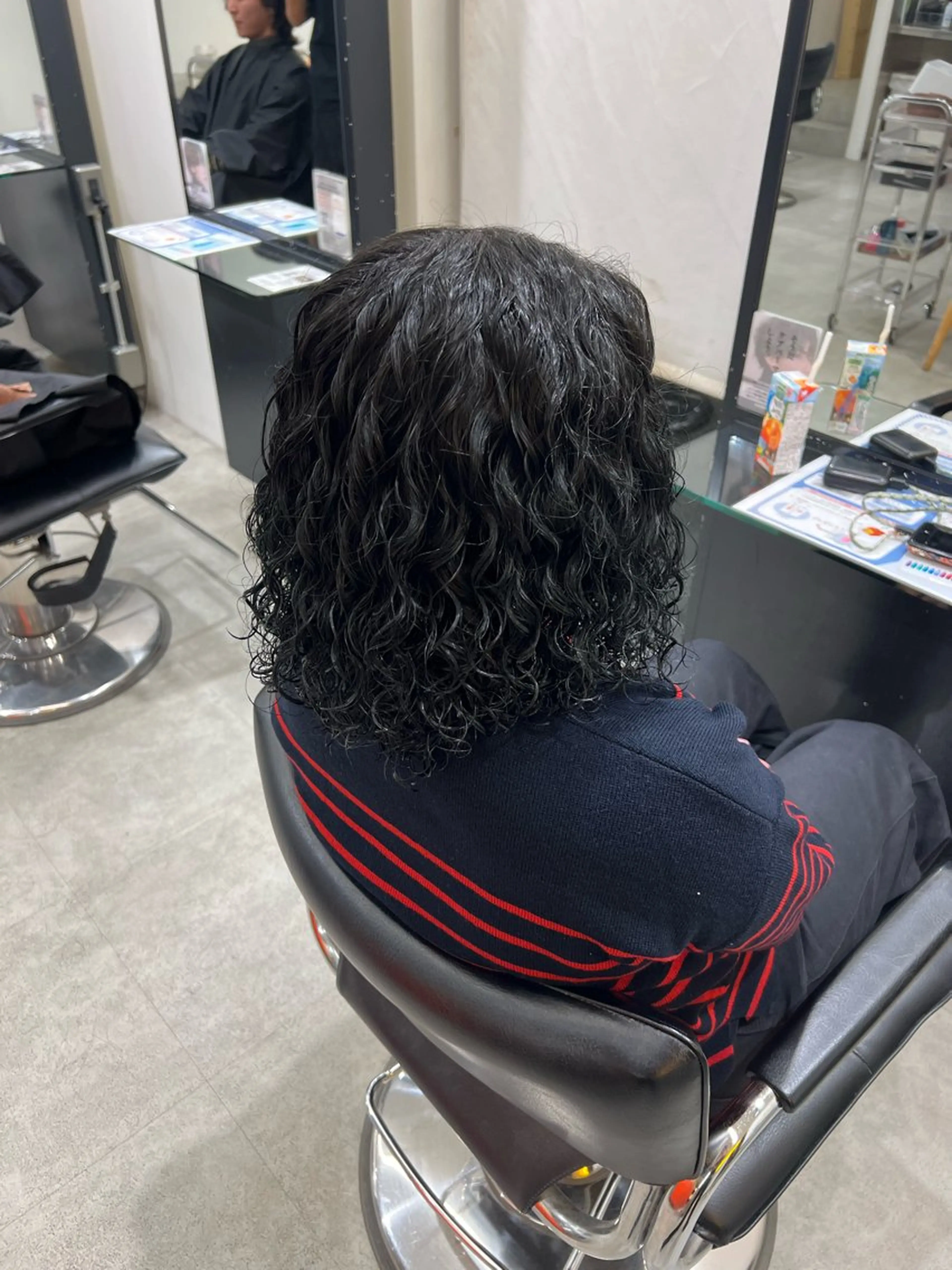 ミディアム パーマ fifth PARK HIN★T★のヘアスタイル