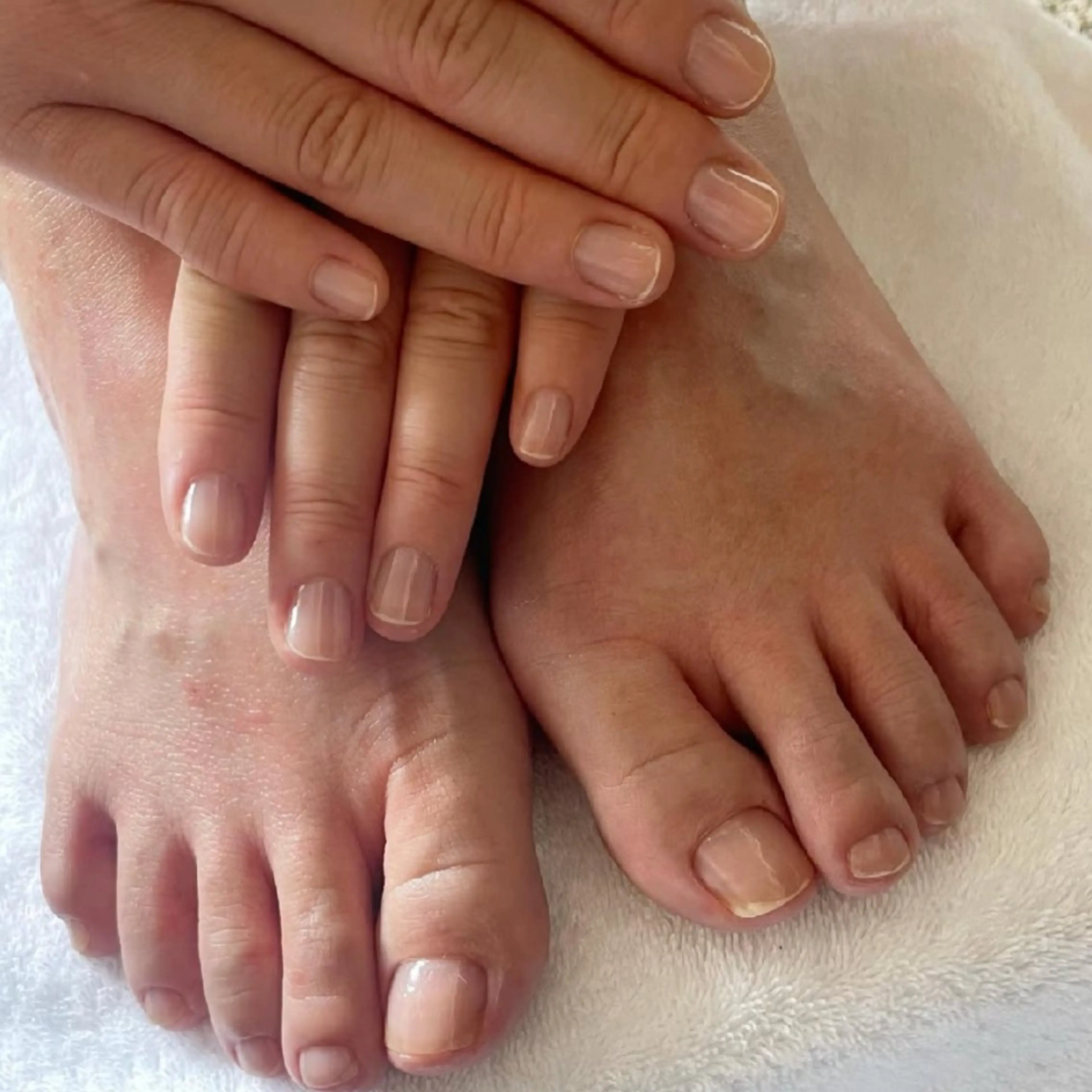 爪を育てる、ネイルケアコースの写真