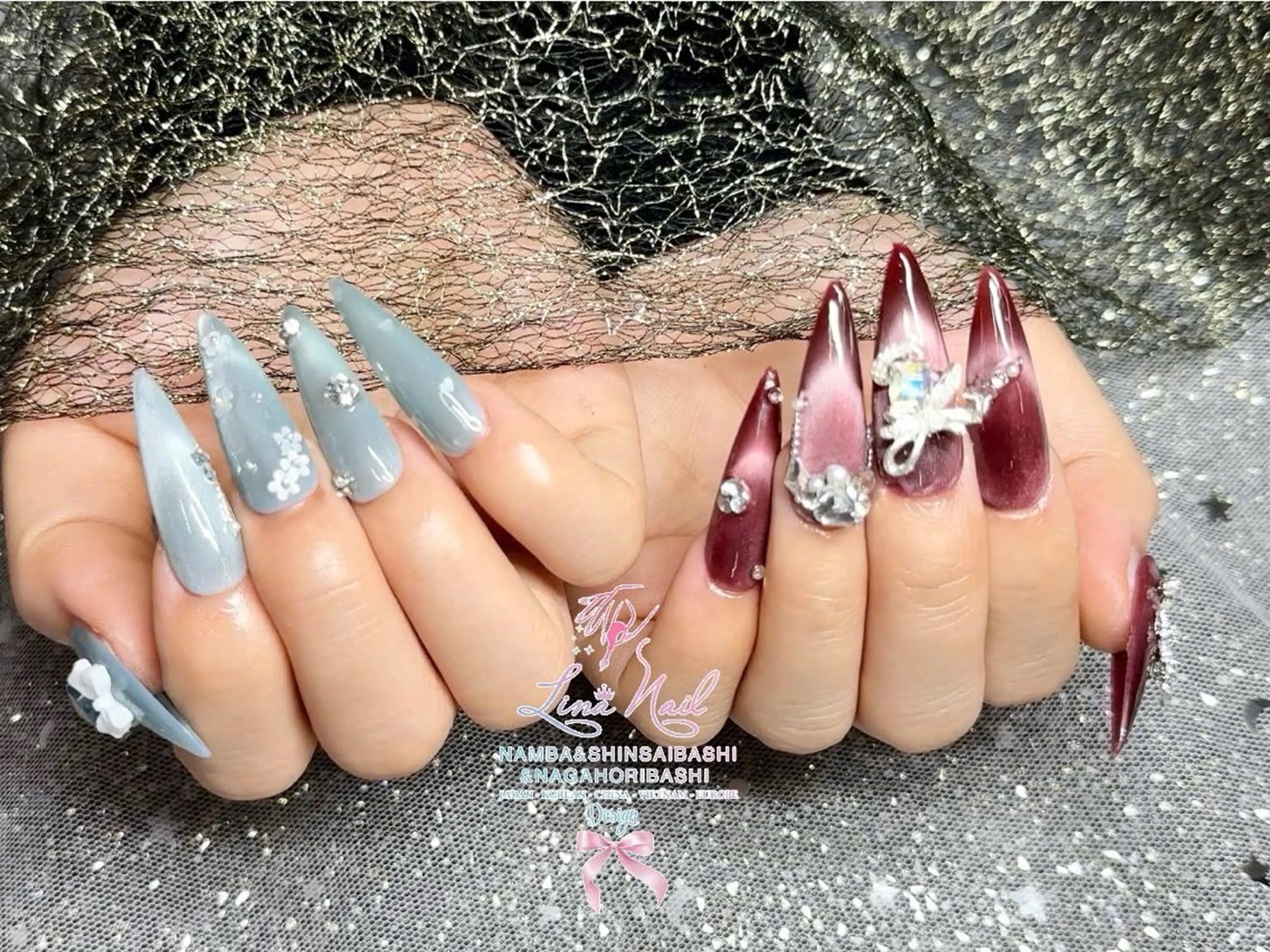ネイル フットネイル ジェルネイル 持ち込み ネイルチップ ハンドネイル リナネイル 長堀橋店／東心斎橋店のネイルデザイン