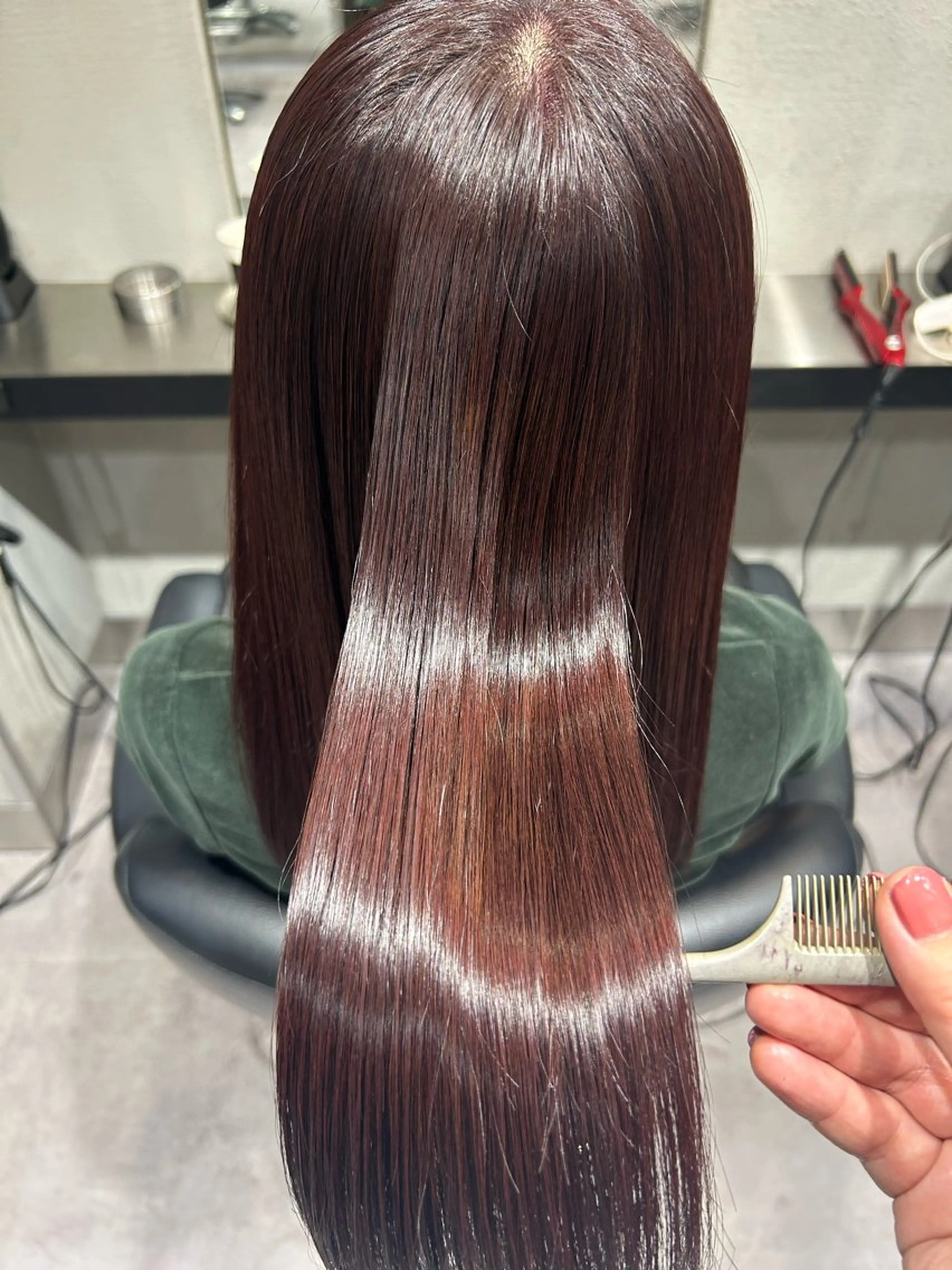 ミディアム カラー トリートメント 🌈ウルトワ水素 髪質改善naru🌈のヘアスタイル