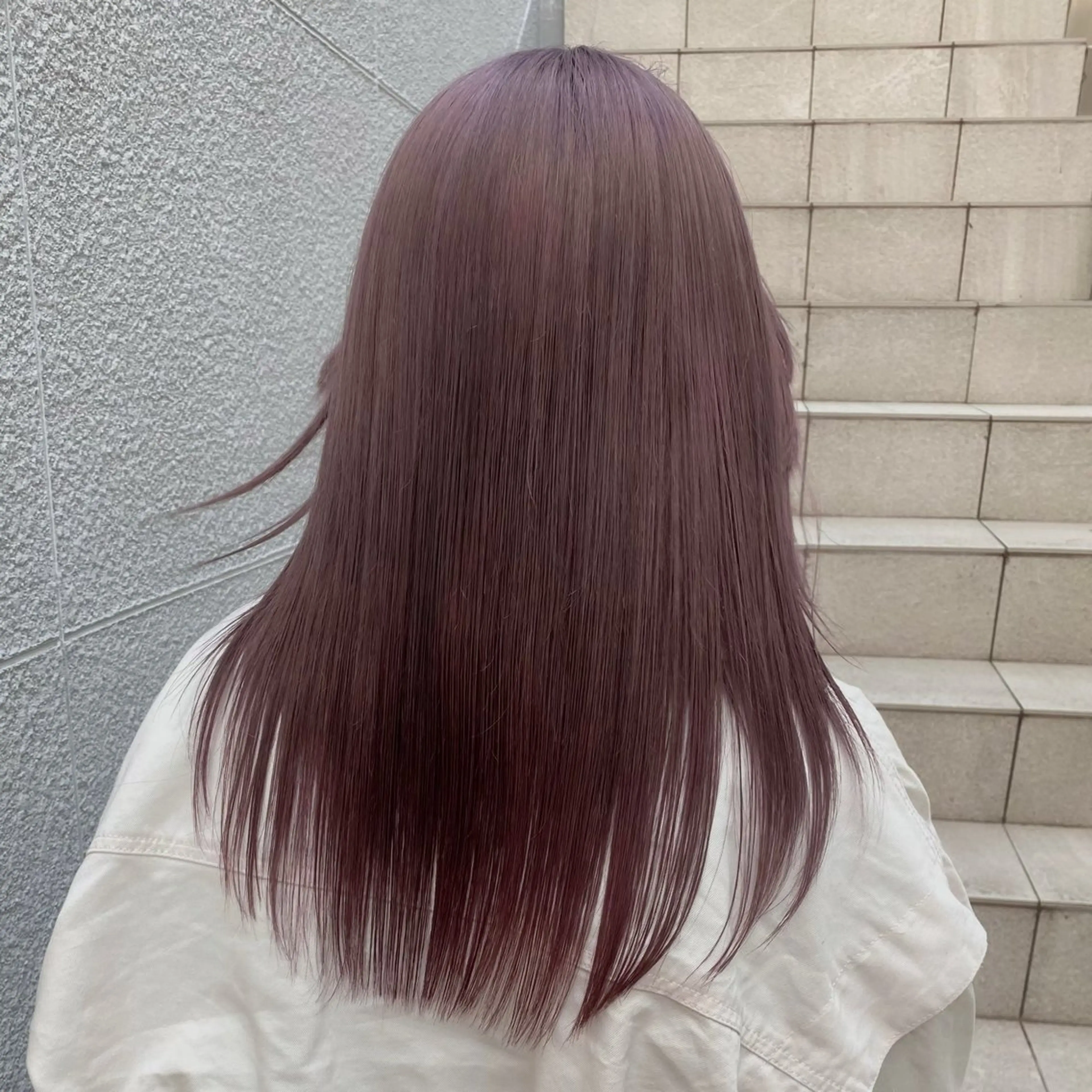ロング カラー 中村 未来のヘアスタイル
