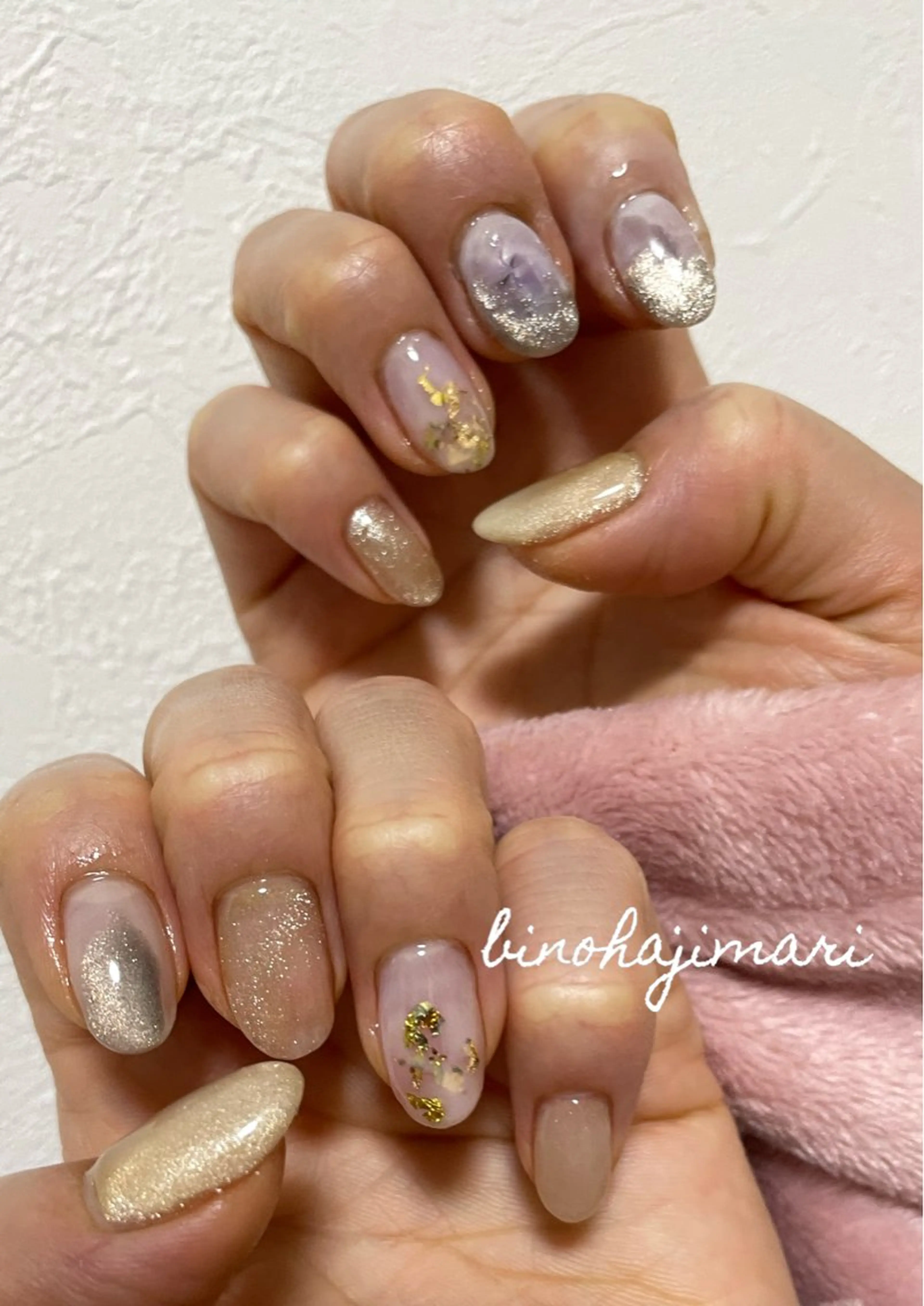 ネイル アートネイル フラッシュネイル ラメ(グリッター) シルバー スクエアネイル ♡Bivi♡自爪に 優しいネイルサロンのネイルデザイン