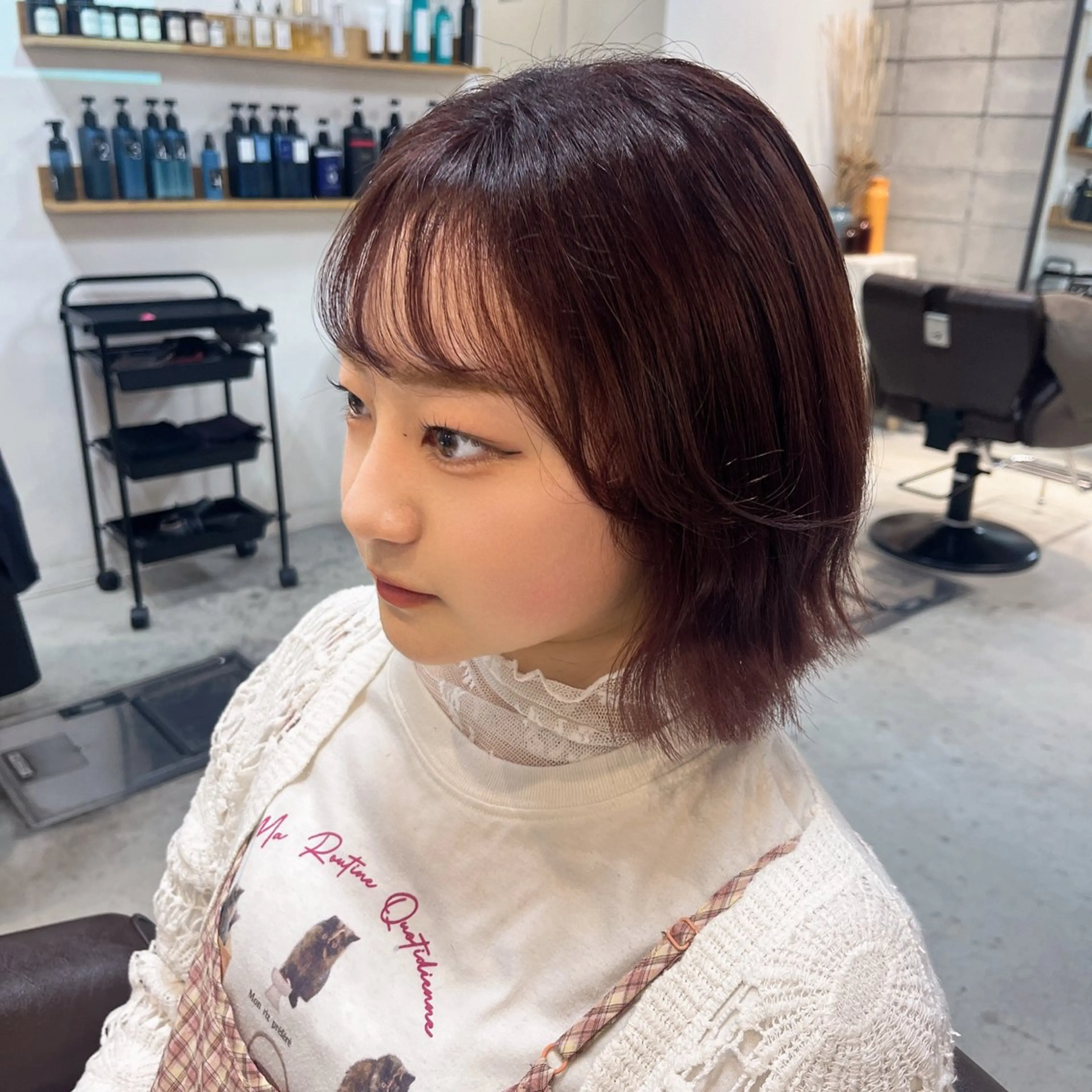 カラー ピンクカラー カット ヘアカラー トリートメント . ...ashiato... .名古屋/名駅店所属・椙山 沙南子のヘアスタイル