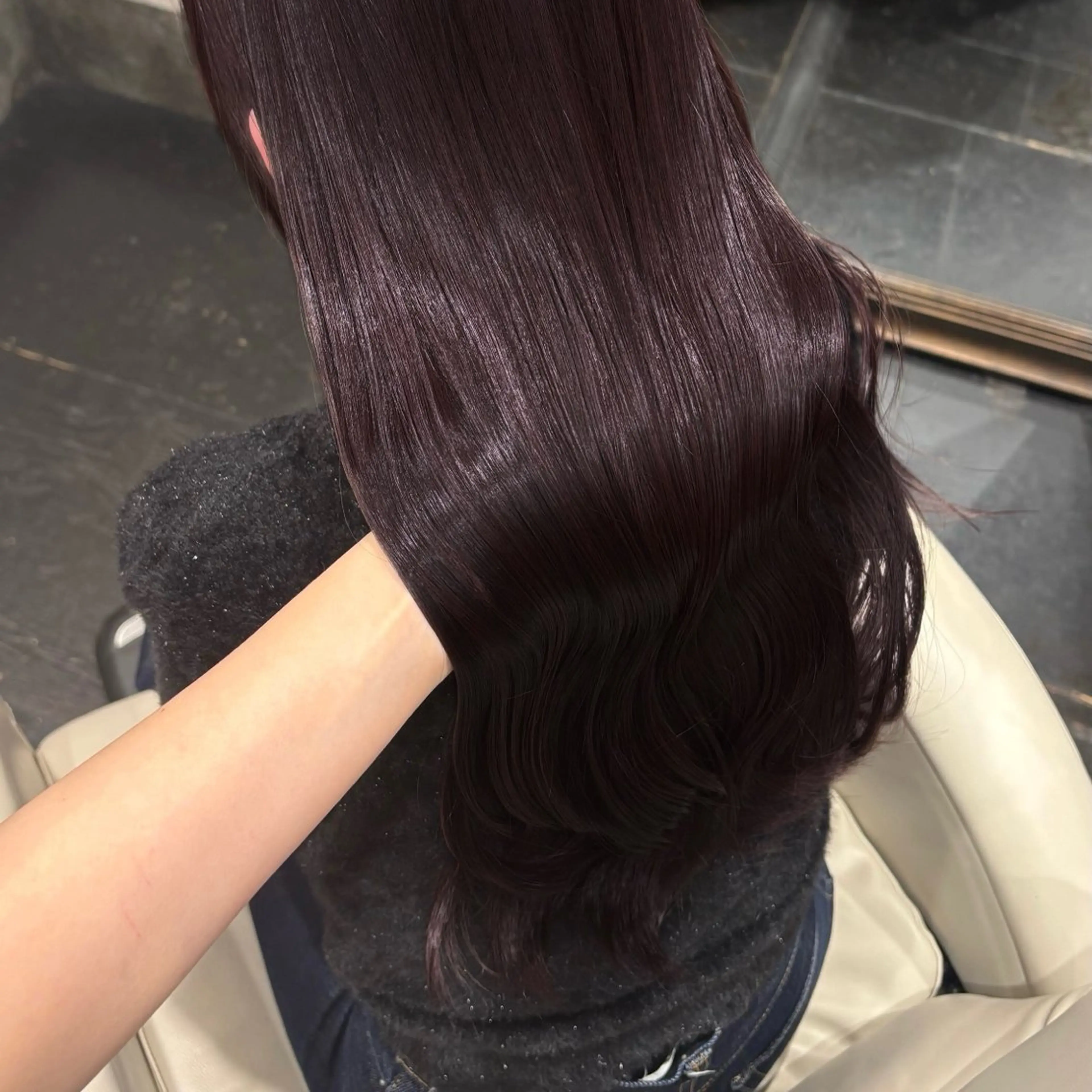 ロング カラー ヘアカラー 都島美容室 rion 🌛のヘアスタイル