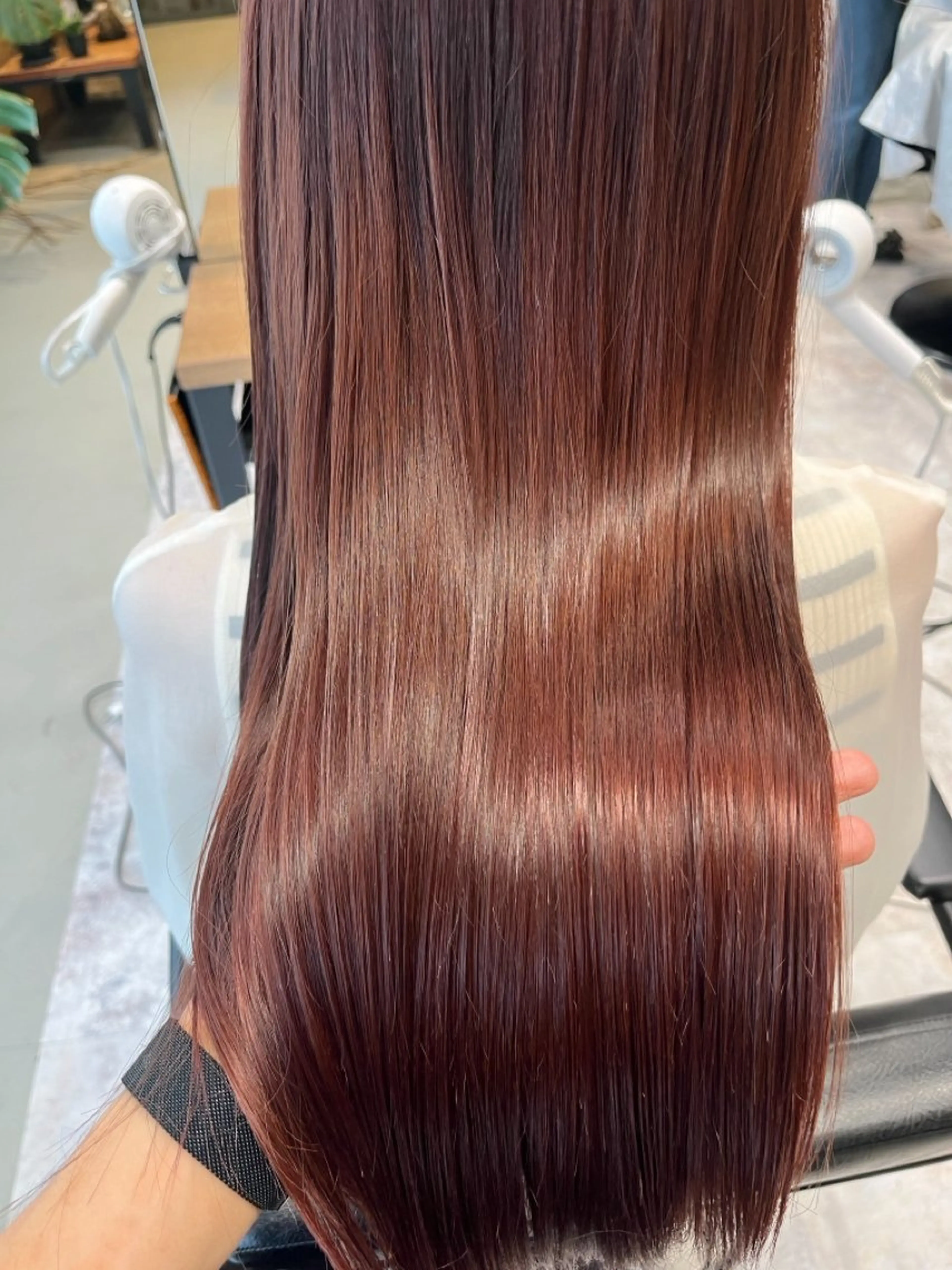 ロング カラー ヘアカラー 渋谷 奏菜のヘアスタイル