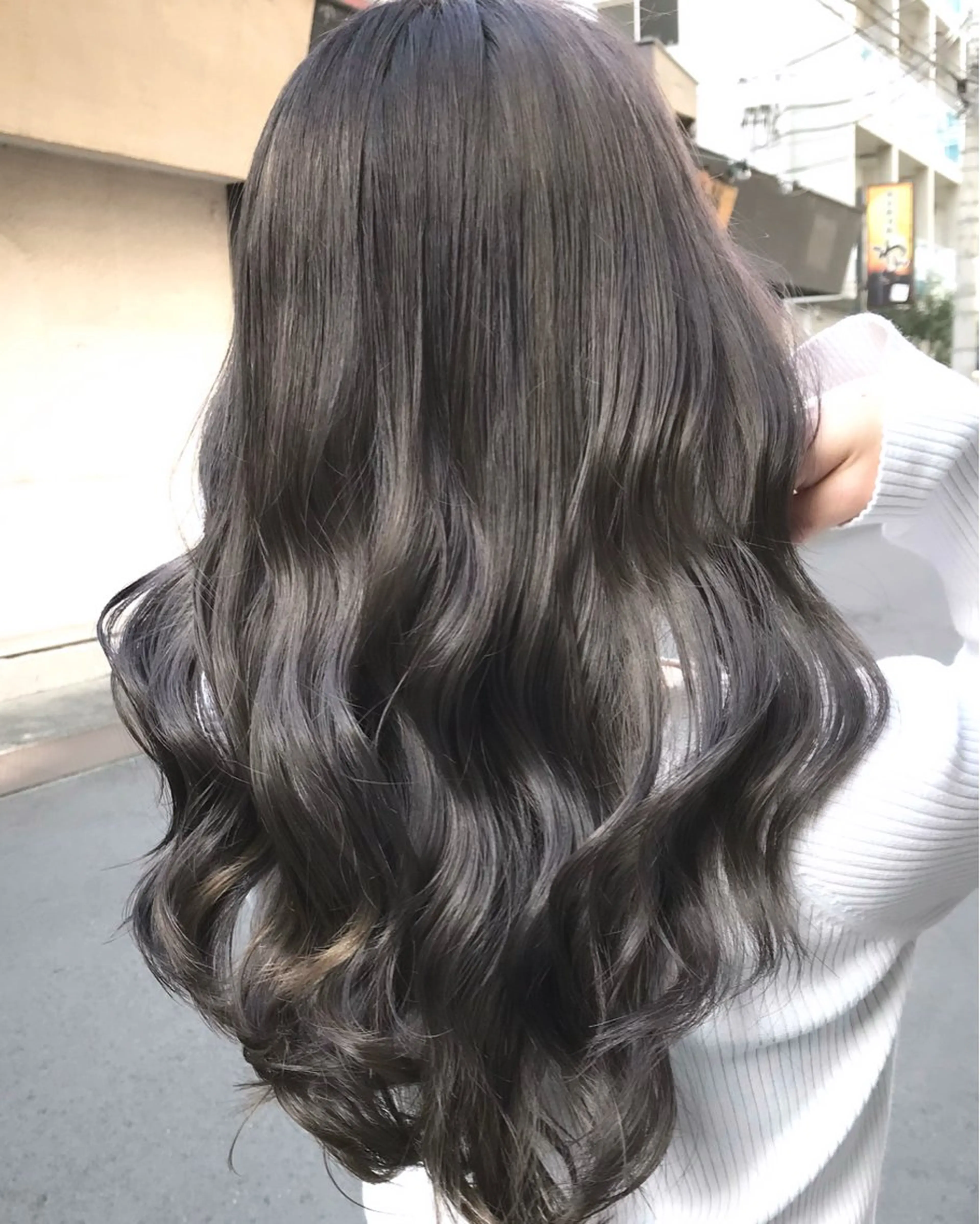 セミロング カラー 透明感カラー グレージュ 💎透明感カラー特化 💎TAISEIのヘアスタイル