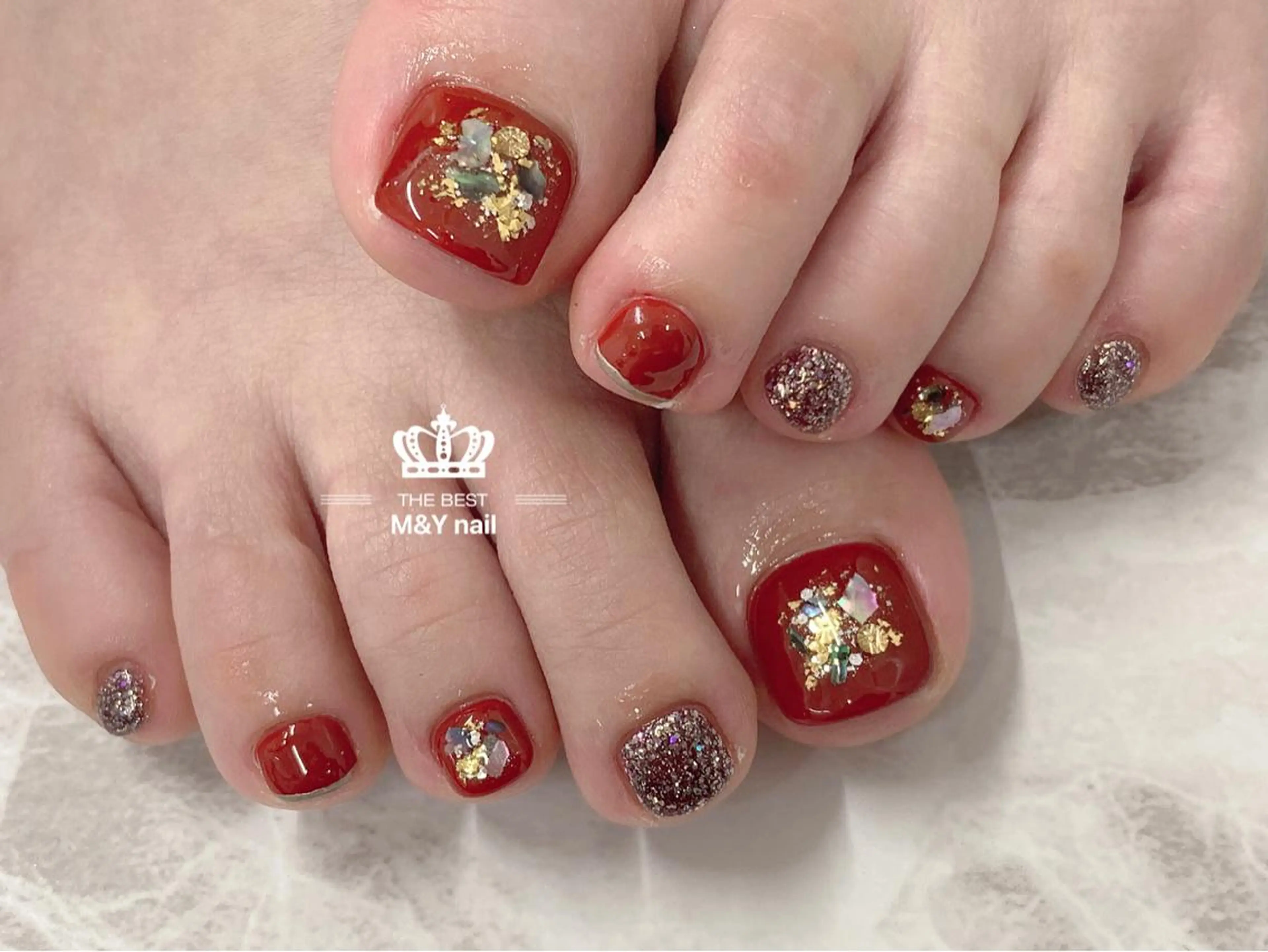ネイル フットネイル M&Y NailSalonのネイルデザイン