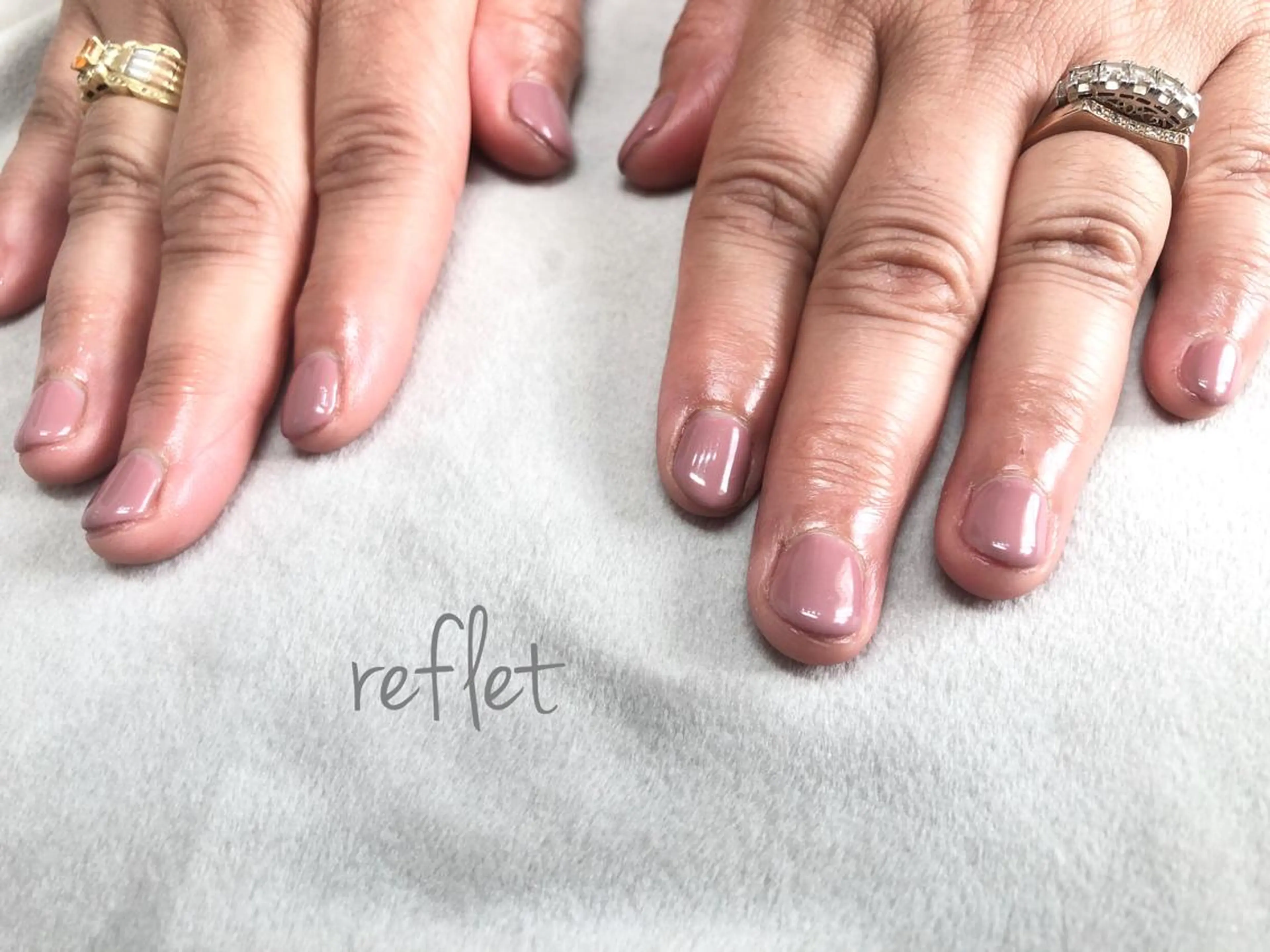 ネイル ジェルネイル ワンカラーネイル ハンドネイル reflet nailのネイルデザイン