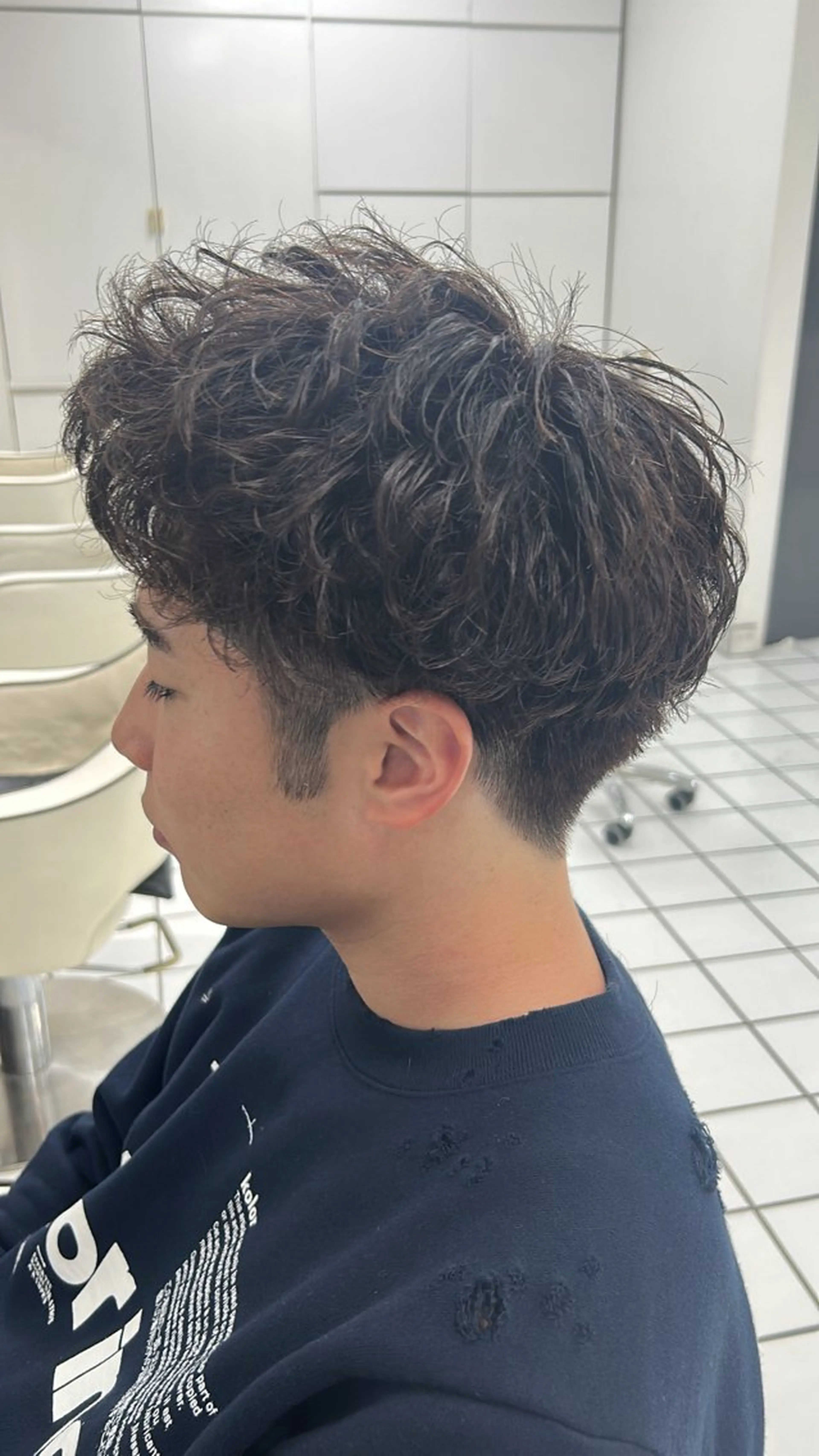 メンズ メンズパーマ カット パーマ 川津 由優暉のヘアスタイル
