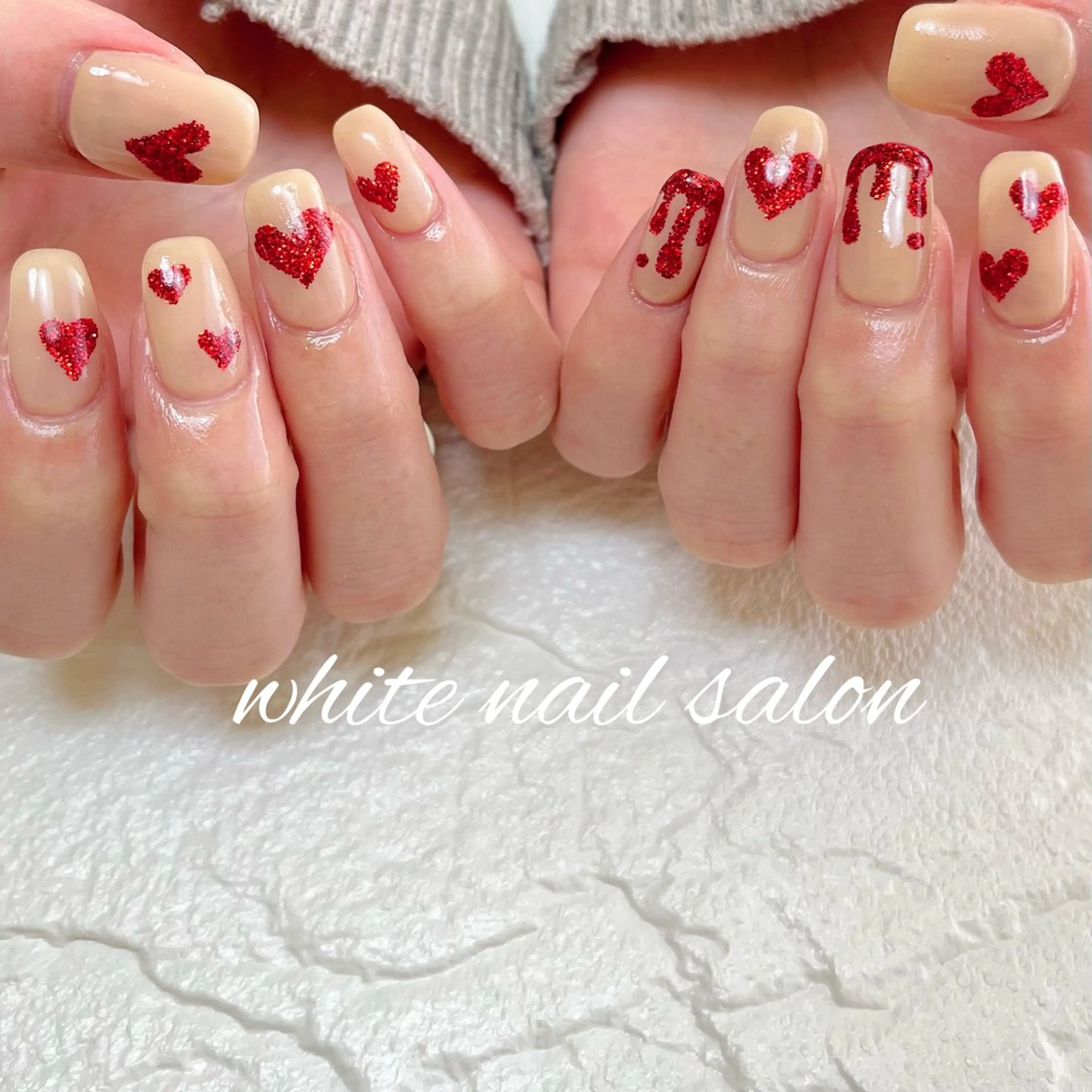 ネイル 持ち込み ハンドネイル white nail salonのネイルデザイン