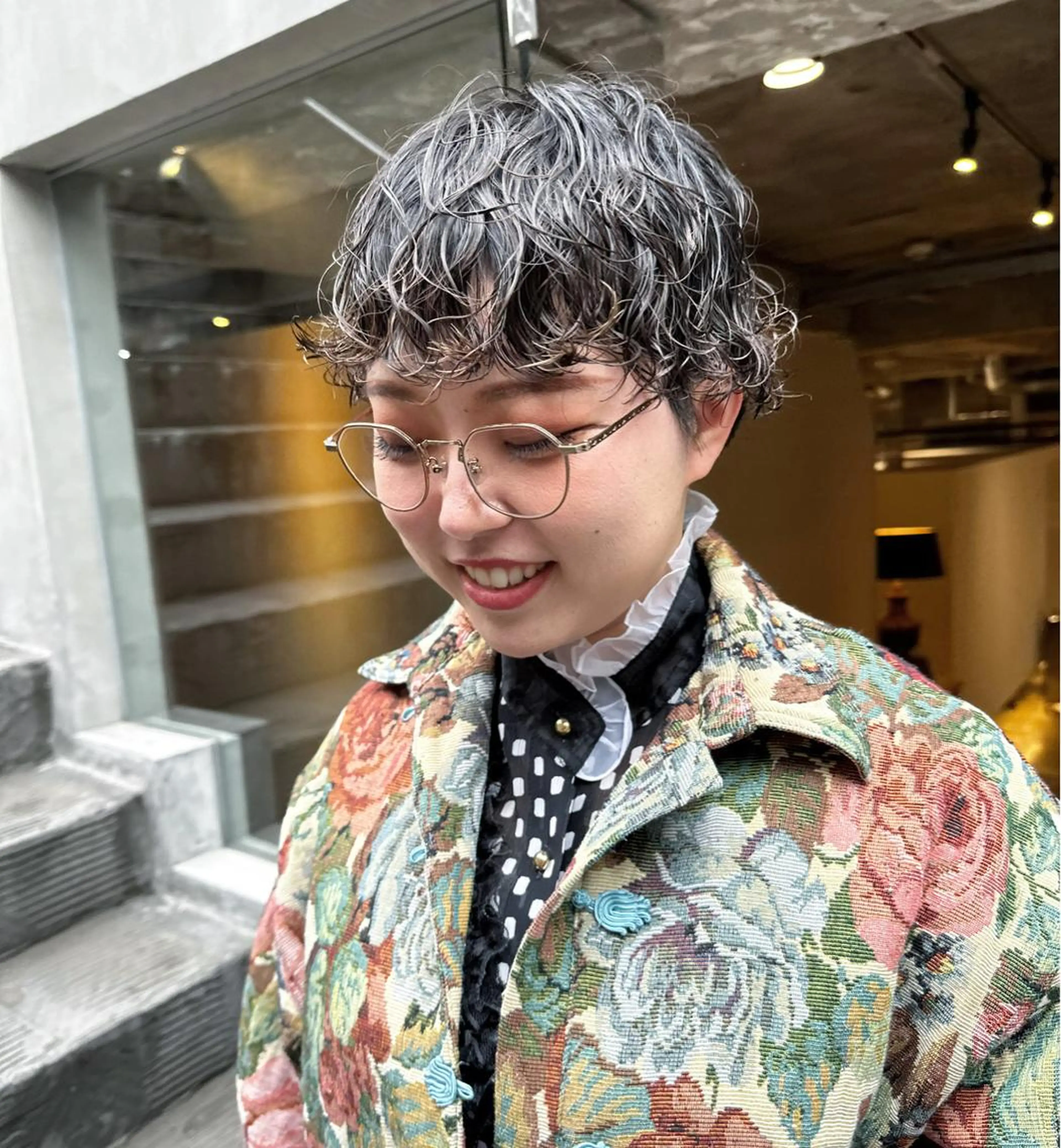 ショート パーマ ボブ ショートヘア LANKA所属・ブリーチパーマ 🎀Rumiのヘアスタイル