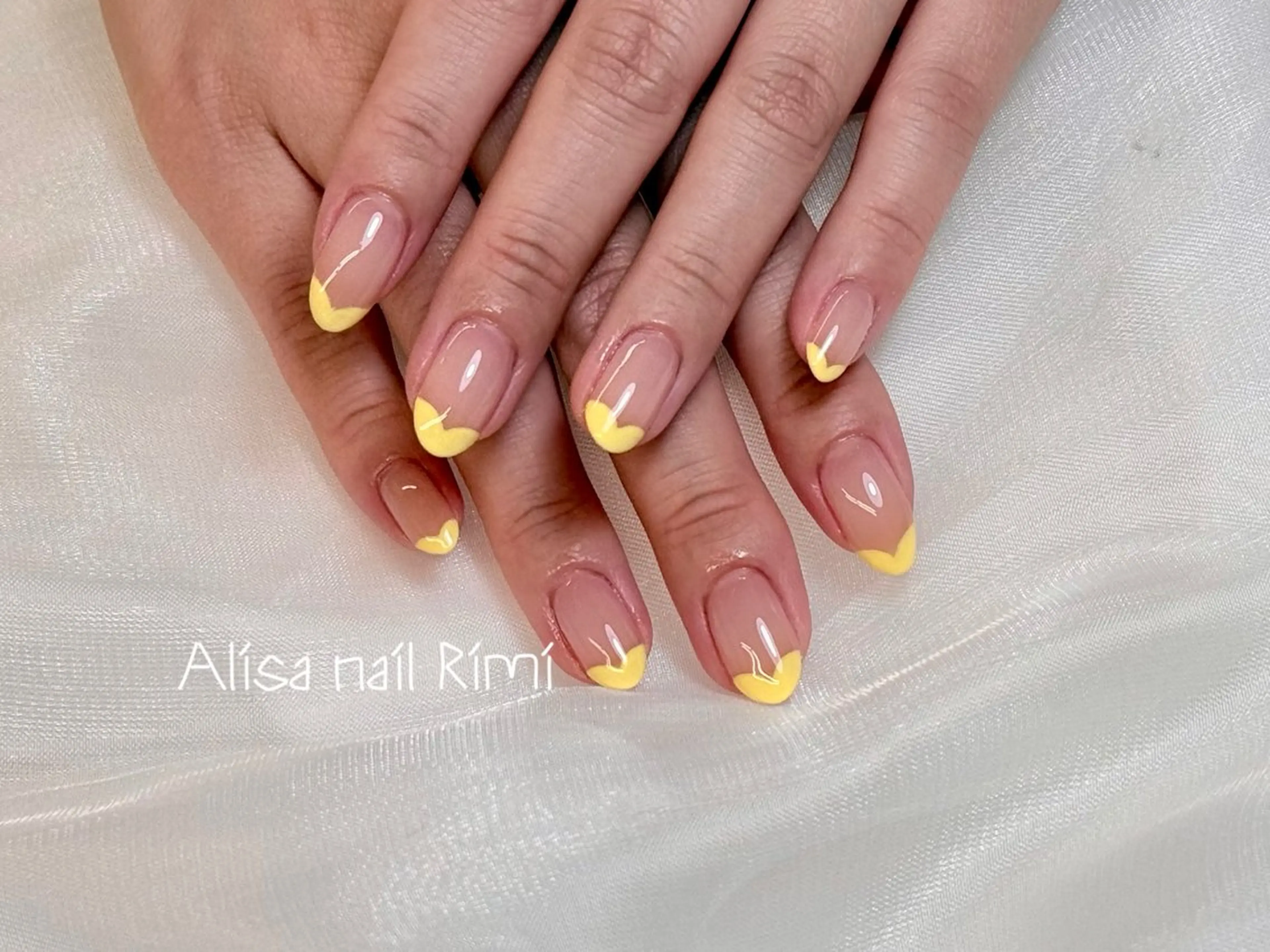 ネイル フレンチネイル ハンドネイル リ ミのネイルデザイン