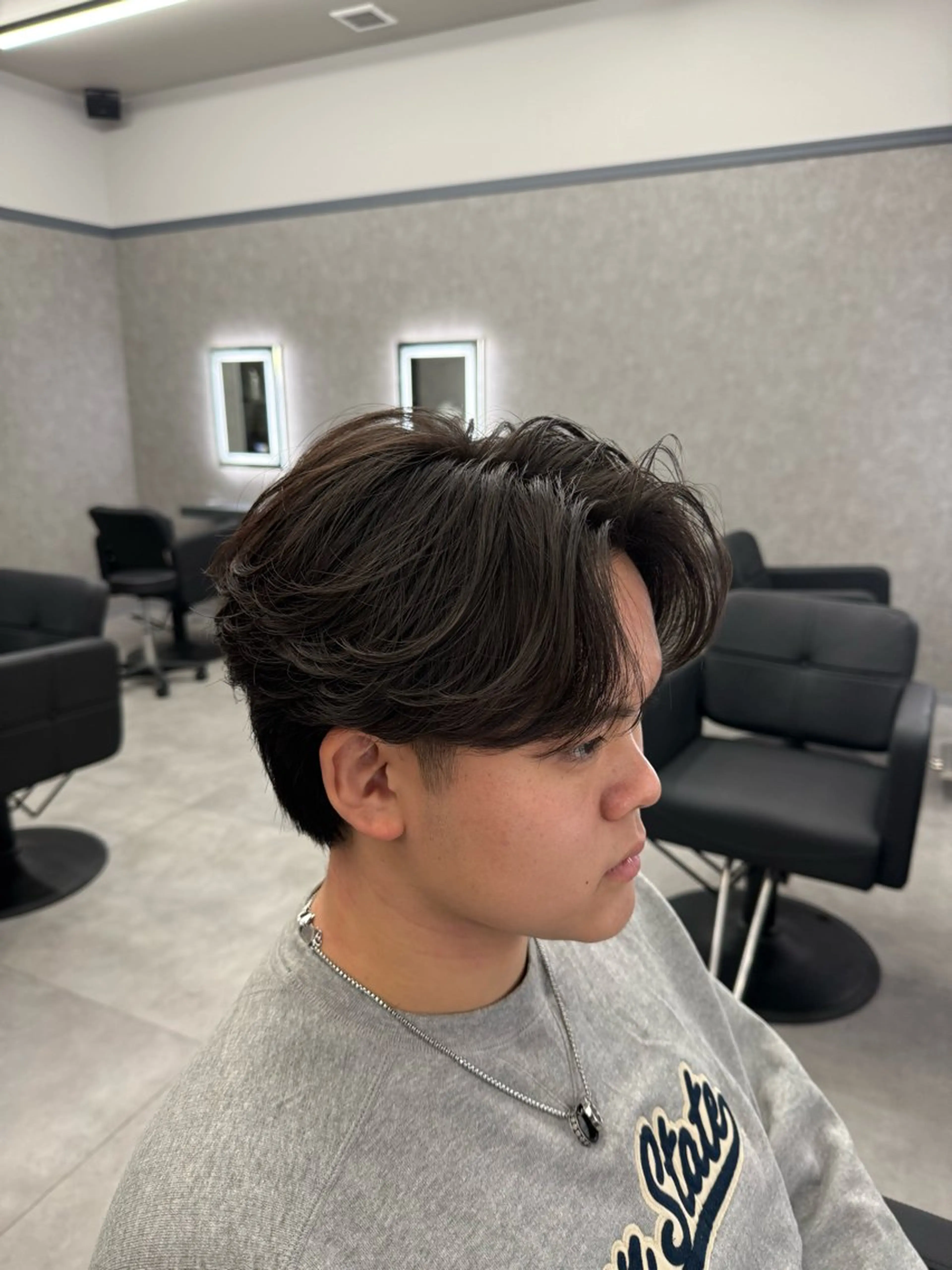ショート カラー パーマ メンズ フェザーパーマ メンズパーマ ショートヘア カット パーマ メンズ特化 👑YUTAのヘアスタイル