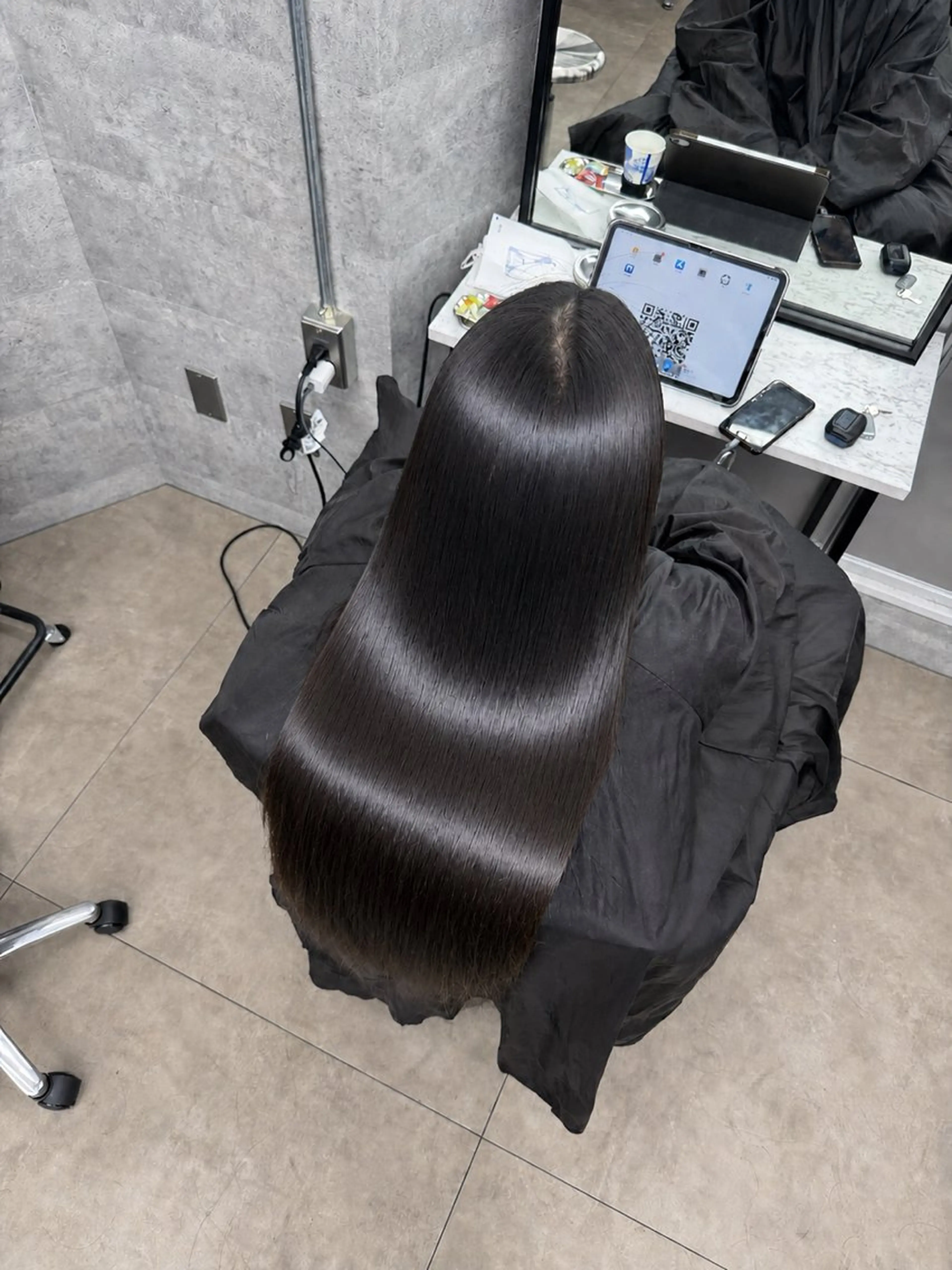 ロング くせ毛 トリートメント カット ヘアカラー トリートメント 縮毛矯正支持率👑 No.1 SORAのヘアスタイル