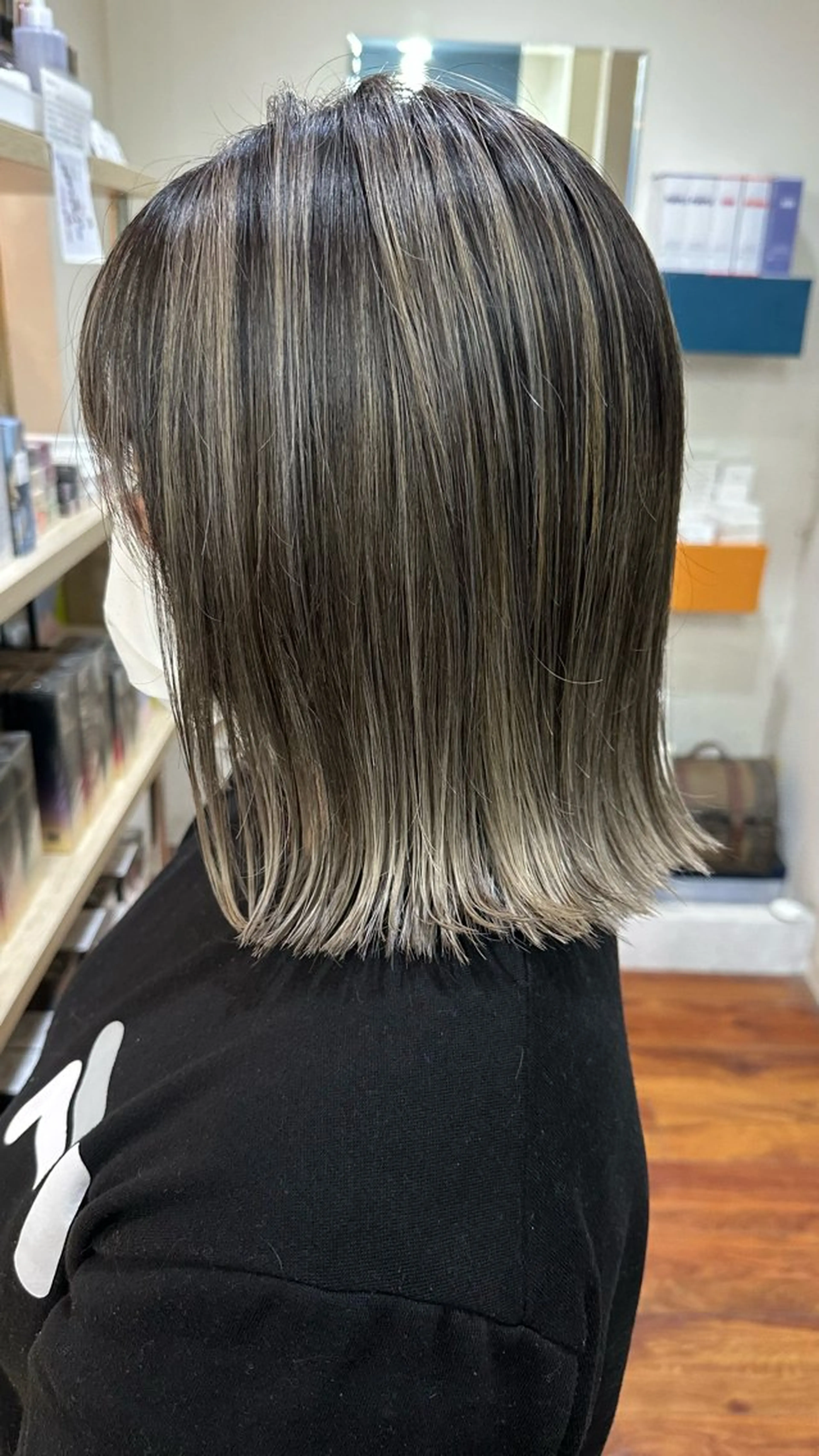 ミディアム カラー 低ダメージカラー/ 髪質改善/粟田翔太のヘアスタイル