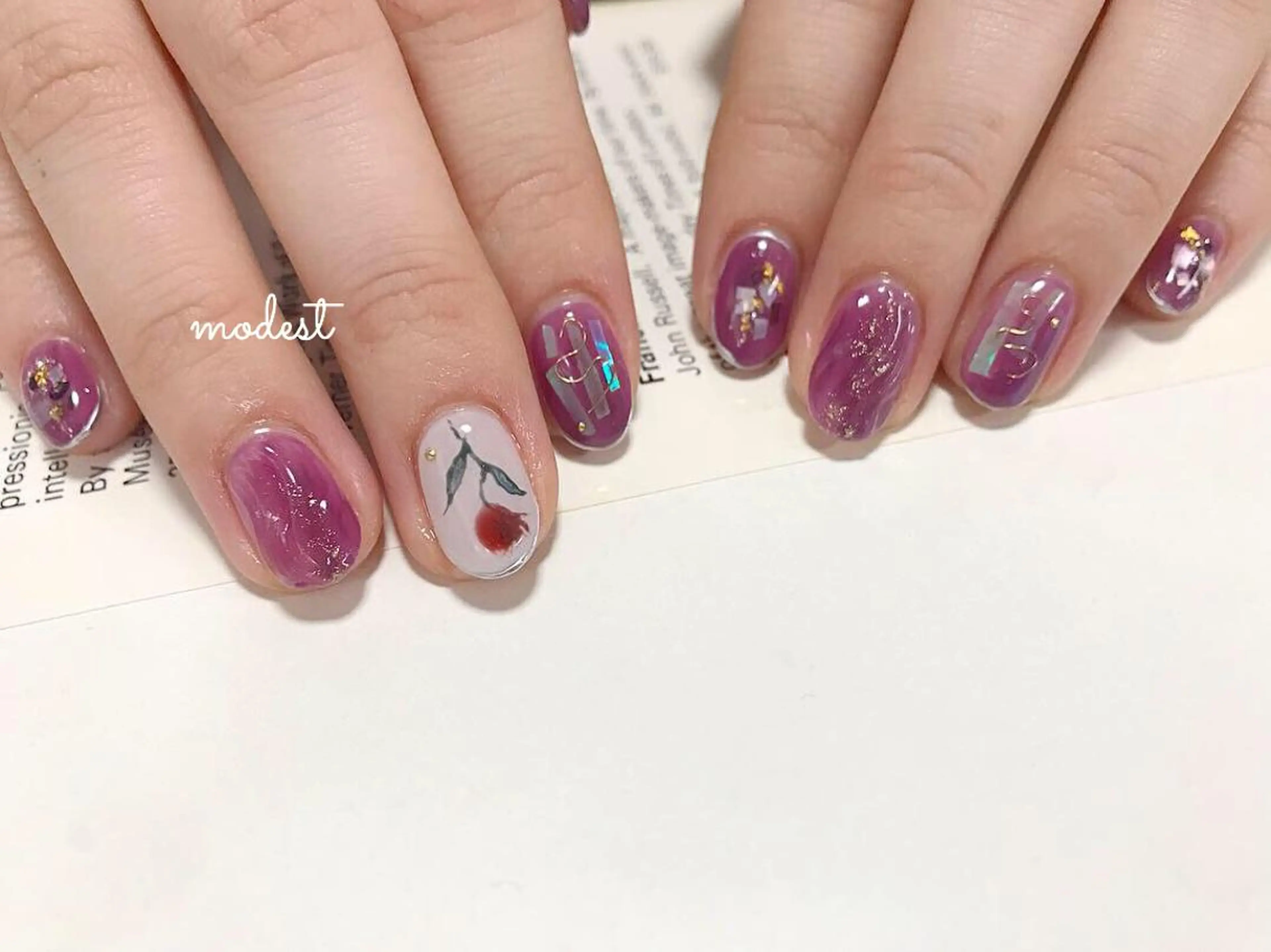 ネイル 久田 悠佳のネイルデザイン